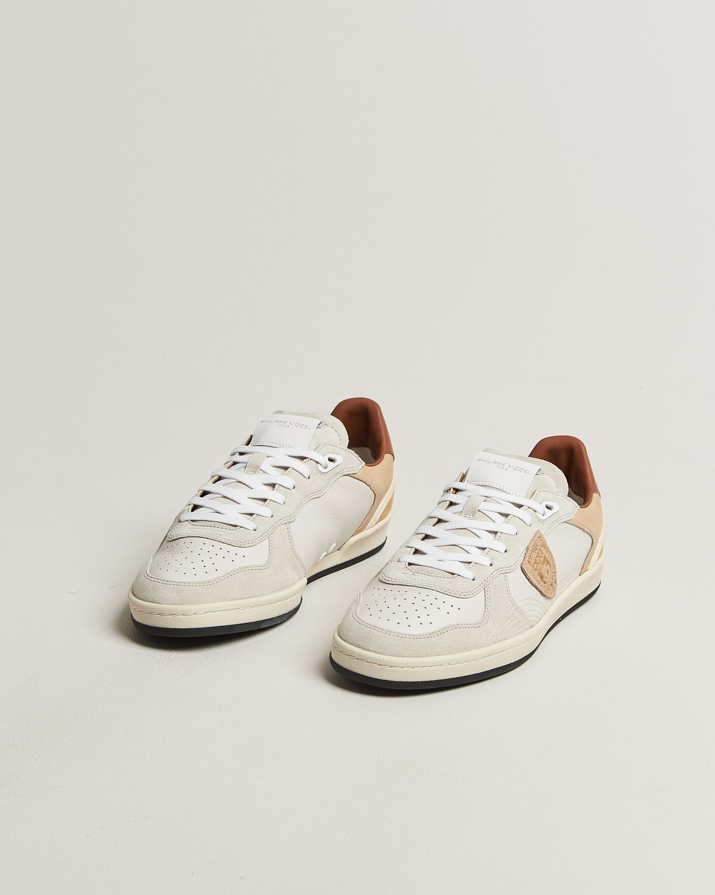Men | Sneakers | Philippe Model | Pgal Low Leather Sneaker Light Brown