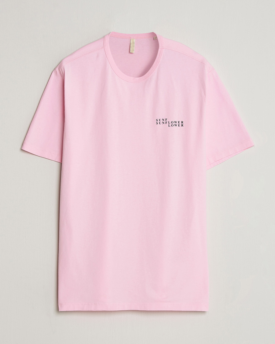 Men | T-Shirts | Sunflower | Logo T-Shirt Pink