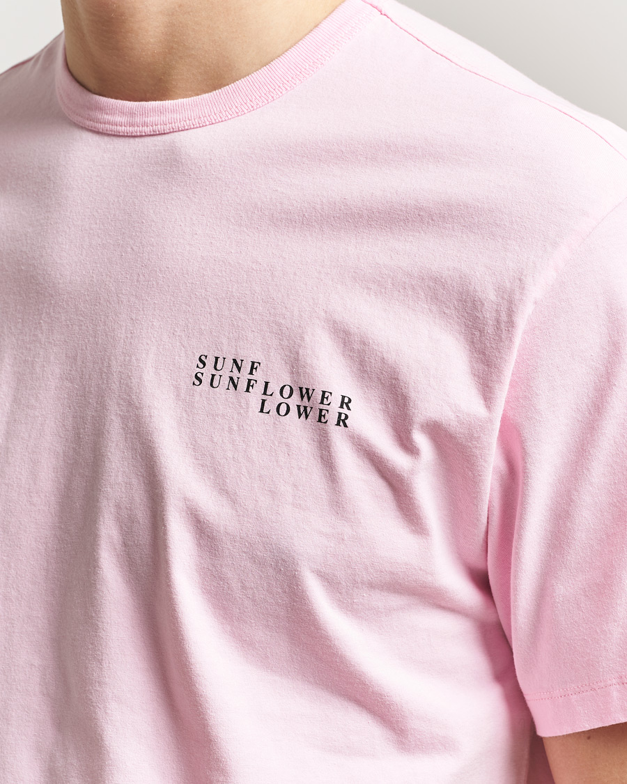 Men | T-Shirts | Sunflower | Logo T-Shirt Pink