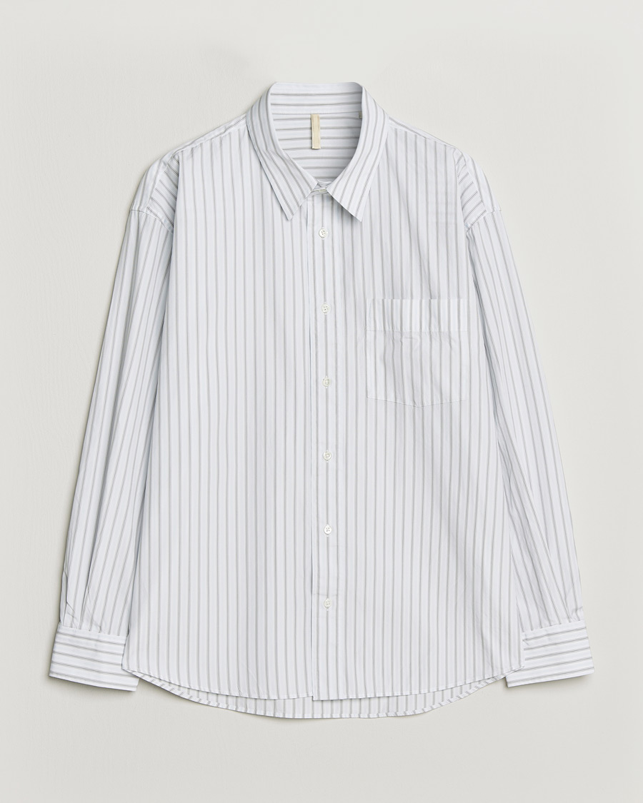Men | Shirts | Sunflower | New Base Shirt Blue Stripe
