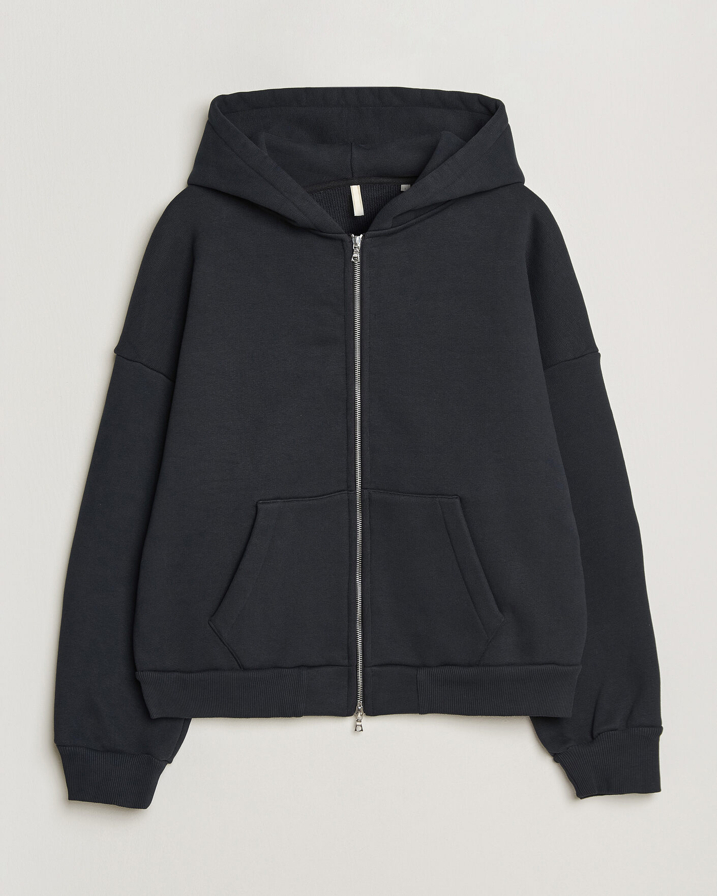 Men | Sweaters & Knitwear | Sunflower | Hooded Sweat Jacket Black