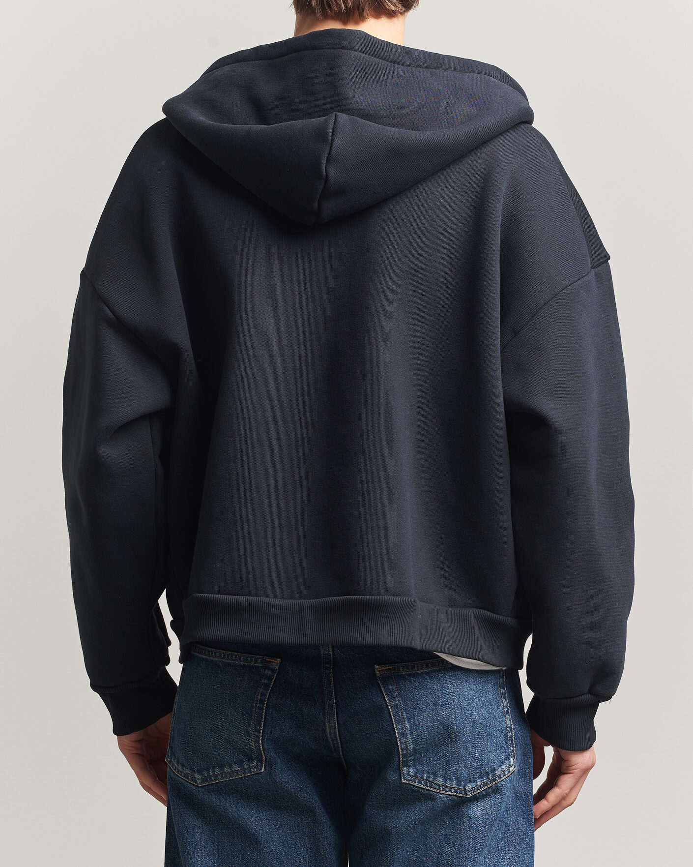 Men | Sweaters & Knitwear | Sunflower | Hooded Sweat Jacket Black