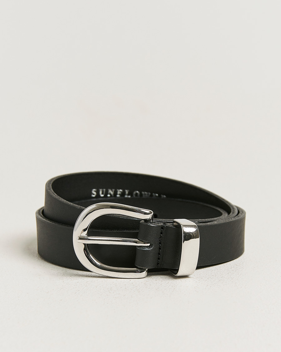 Men | Belts | Sunflower | Simple Belt Black