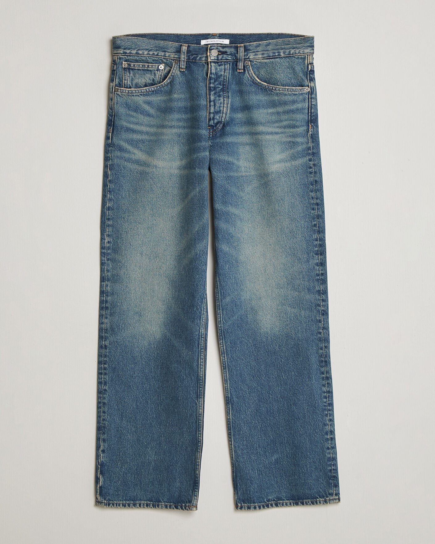 Men | Jeans | Sunflower | Loose Jeans Dark Blue Vintage