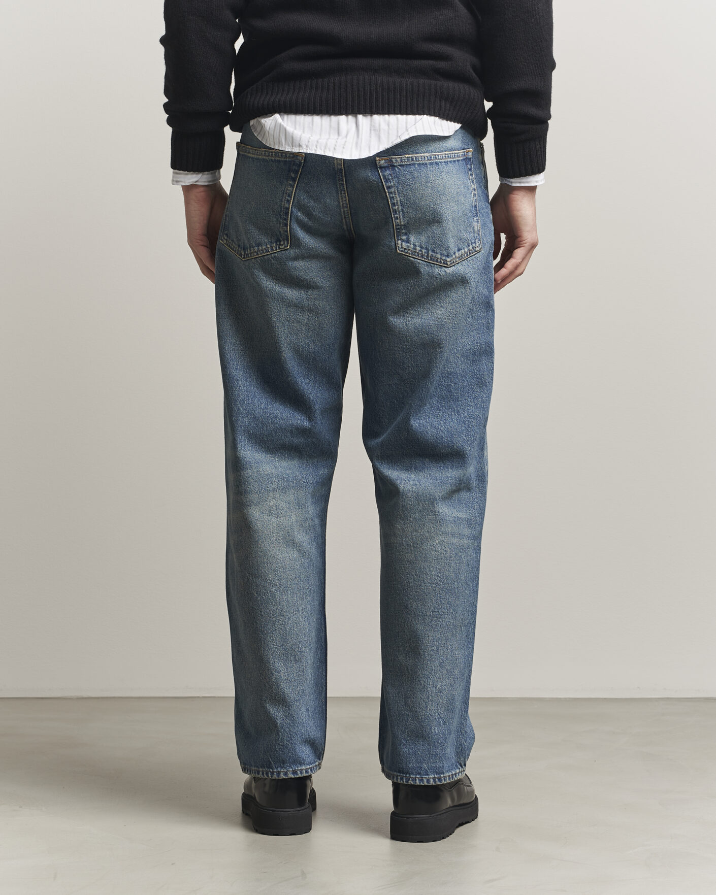 Men | Jeans | Sunflower | Loose Jeans Dark Blue Vintage