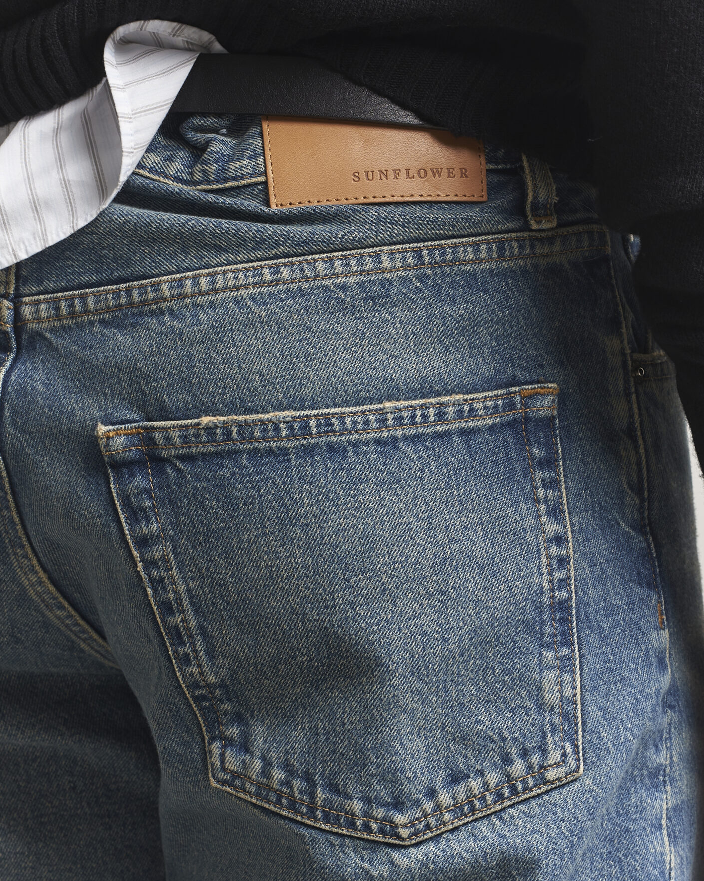 Men | Jeans | Sunflower | Loose Jeans Dark Blue Vintage