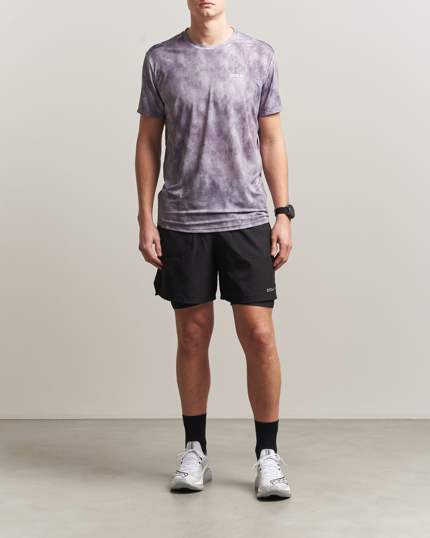 Men | Shorts | DOXA | Rerun 2-In-1 Shorts Black