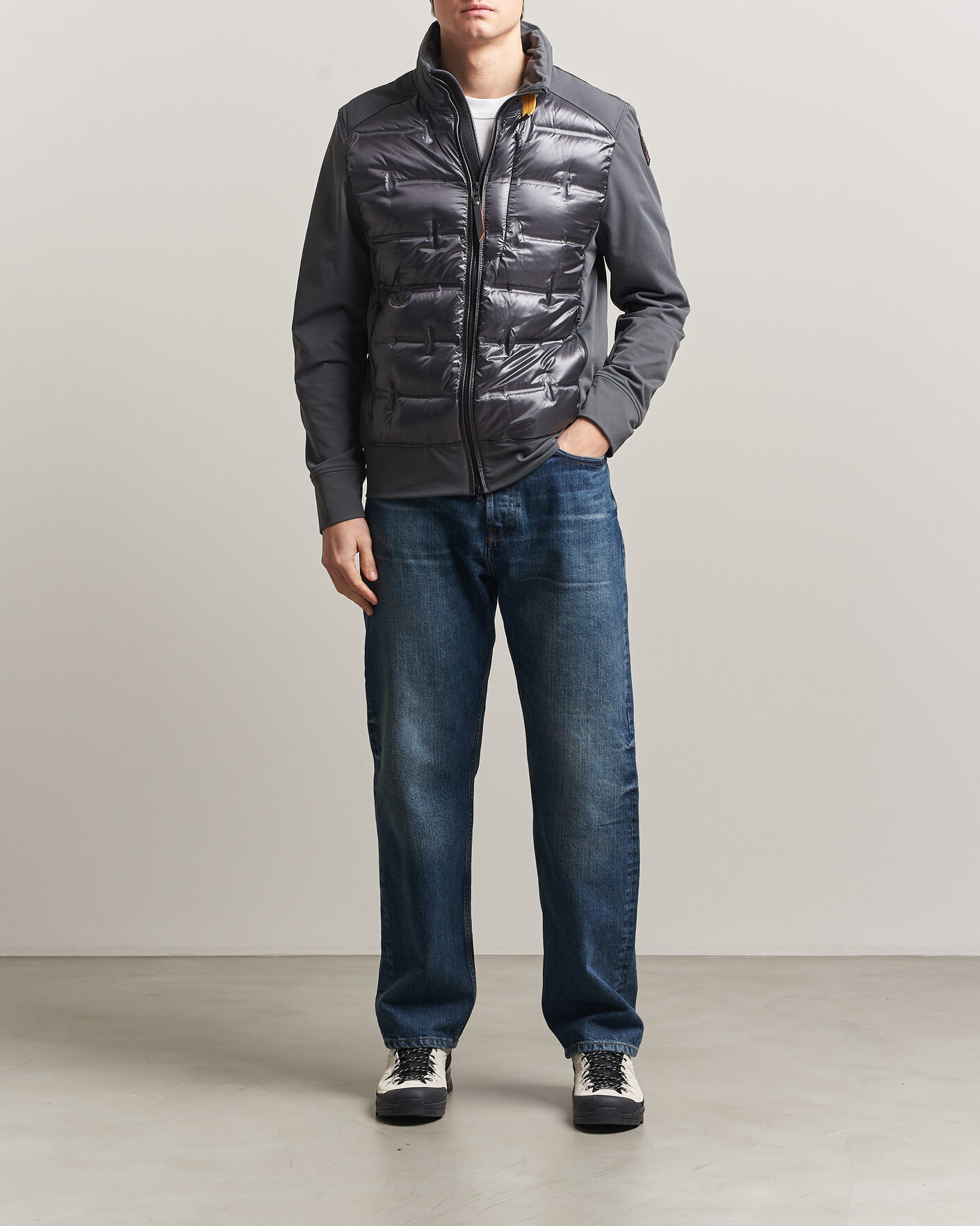 Parajumpers Matty Techno Hybrid Jacket Gargoyle at CareOfCarl.com
