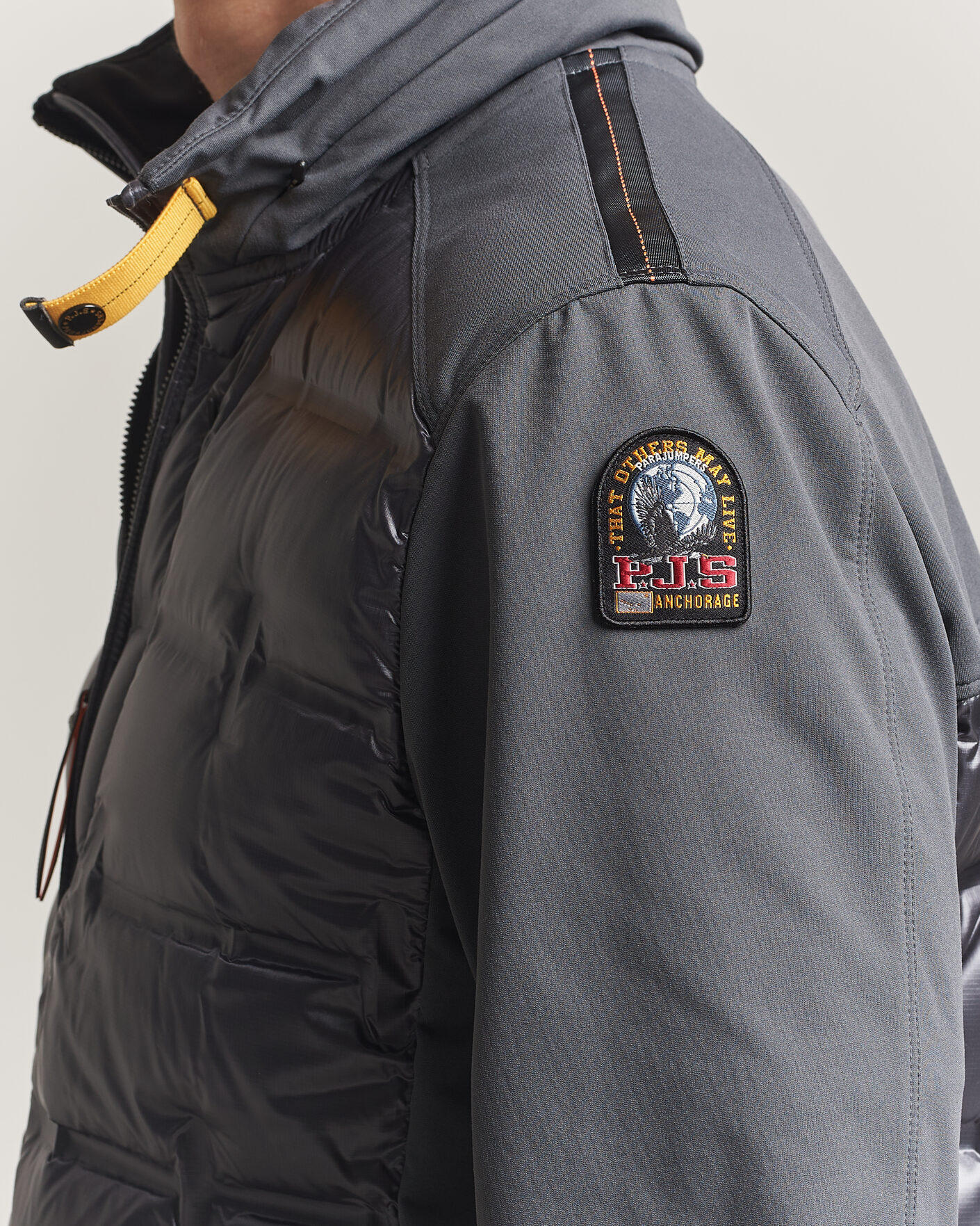 Parajumpers Matty Techno Hybrid Jacket Gargoyle at CareOfCarl.com