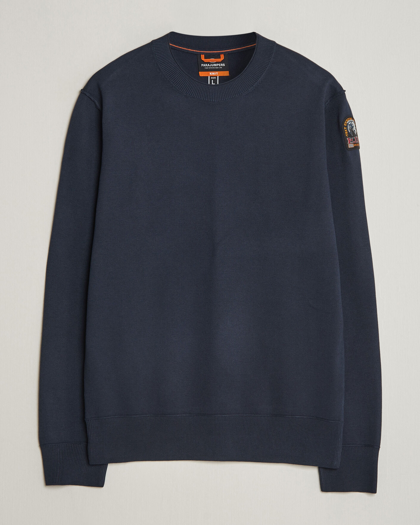 Men | Sweaters & Knitwear | Parajumpers | Basic Braw Knitted Sweater Navy