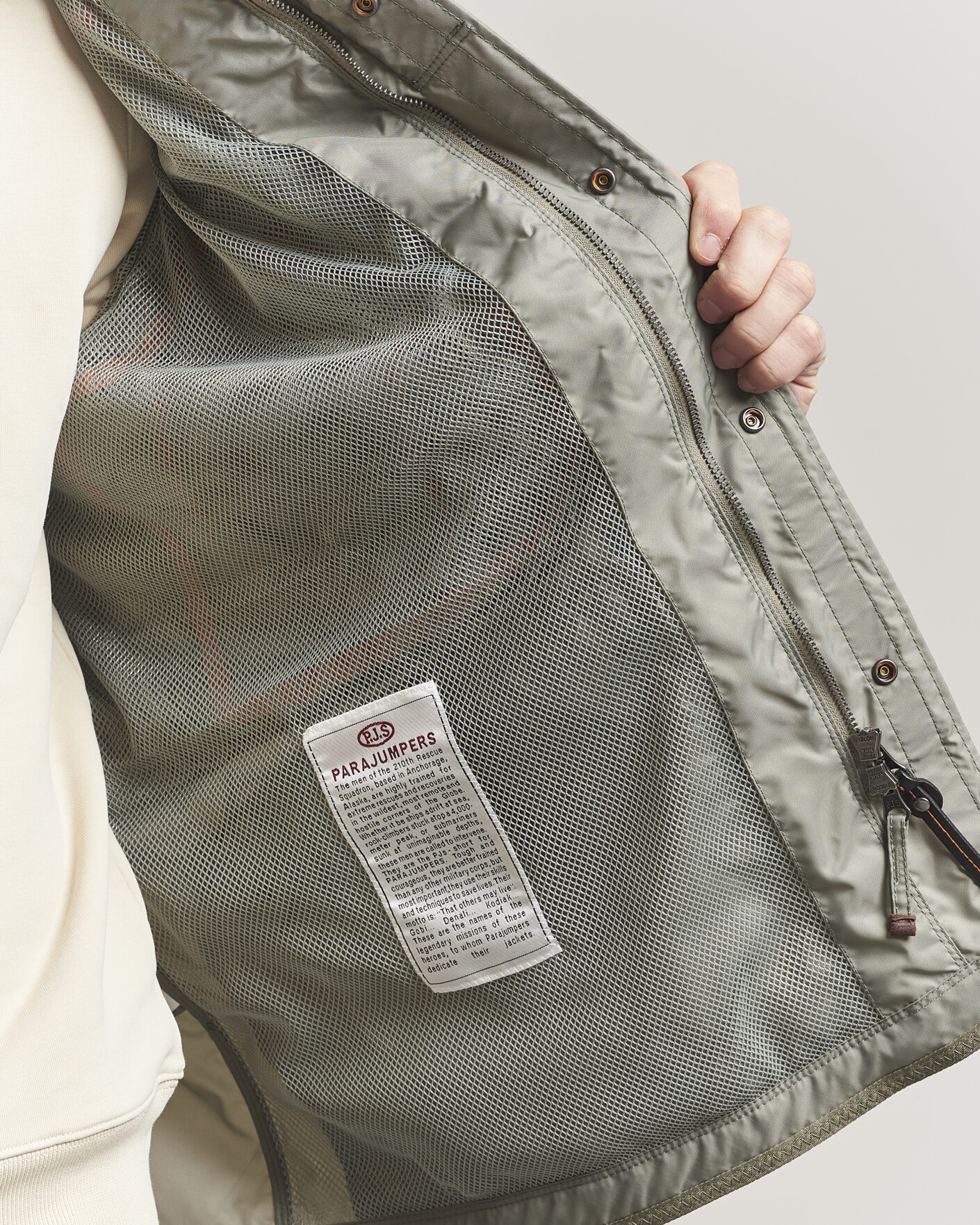 Parajumpers Morgan Spring Masterpiece Jacket Ashen Sage at