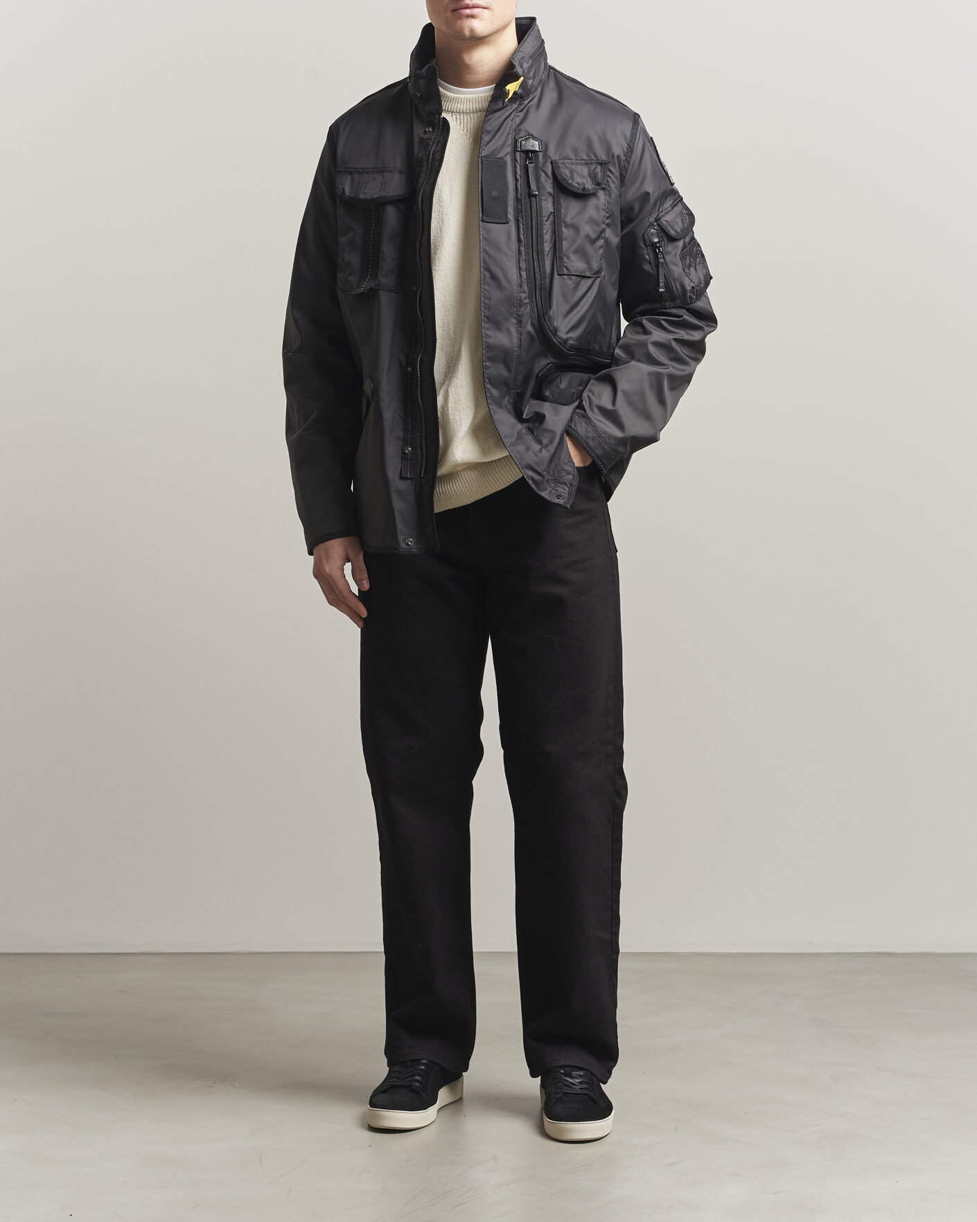 Parajumpers Morgan Spring Masterpiece Jacket Off Black at