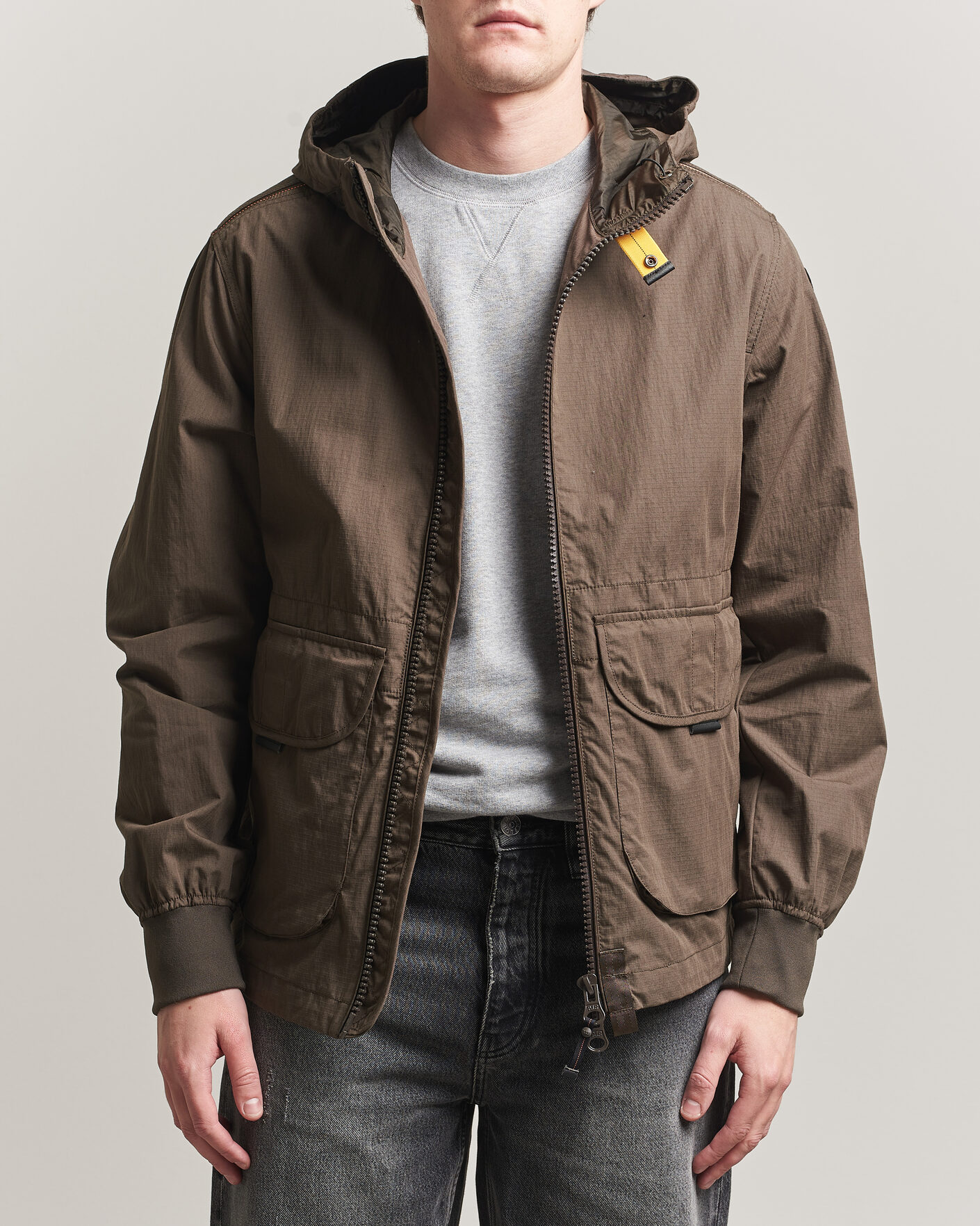 Men | Coats & Jackets | Parajumpers | Jonas Rescue Uniform Hooded Jacket Antique Bronze