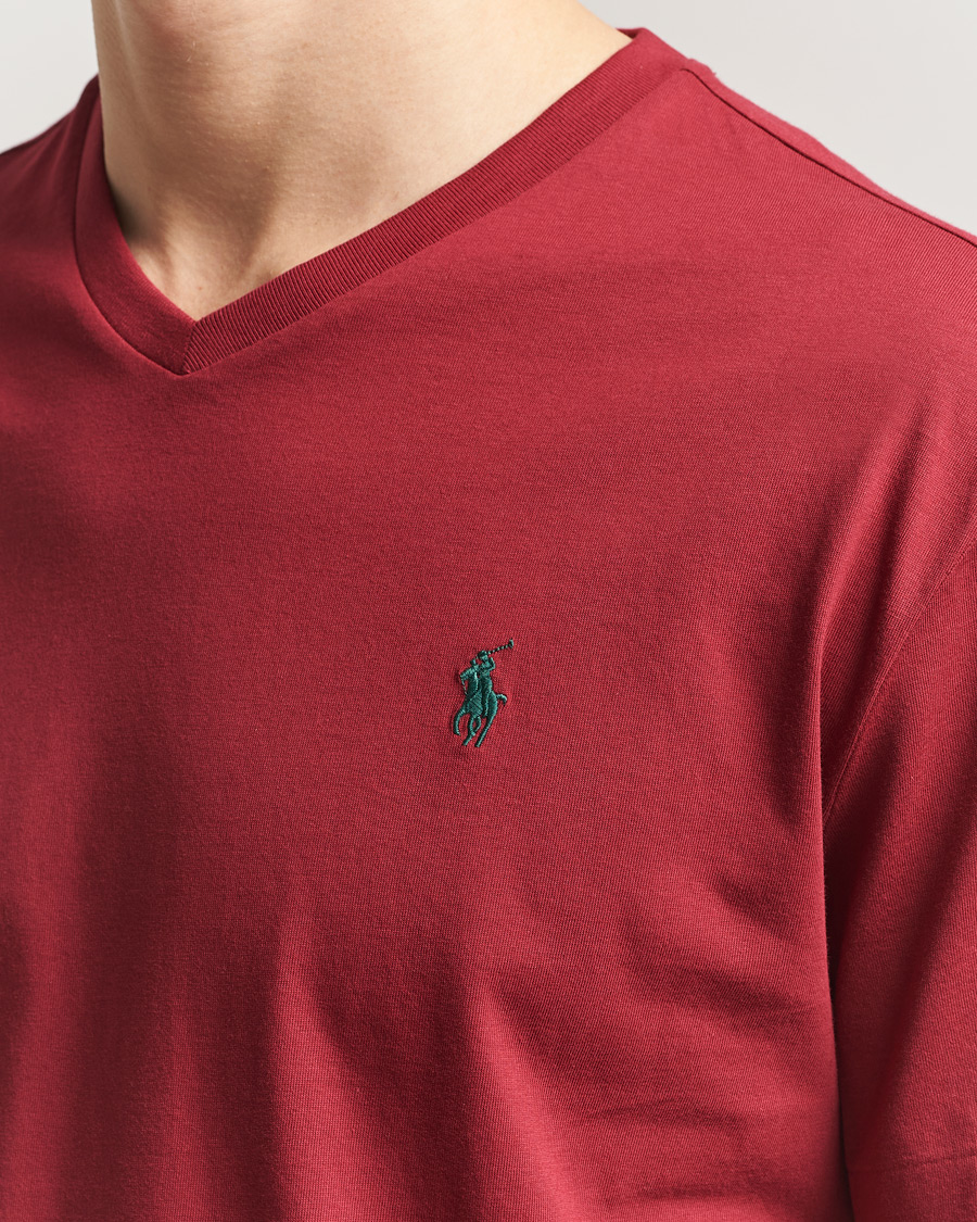 Men | T-Shirts | Polo Ralph Lauren | Crew Neck T-Shirt Heritage Red