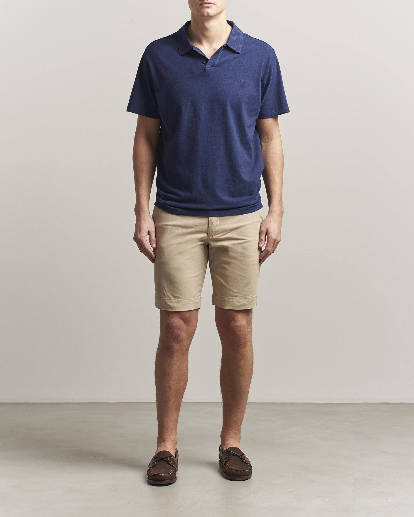 Polo Ralph Lauren Knitted Polo Newport Navy at CareOfCarl.com