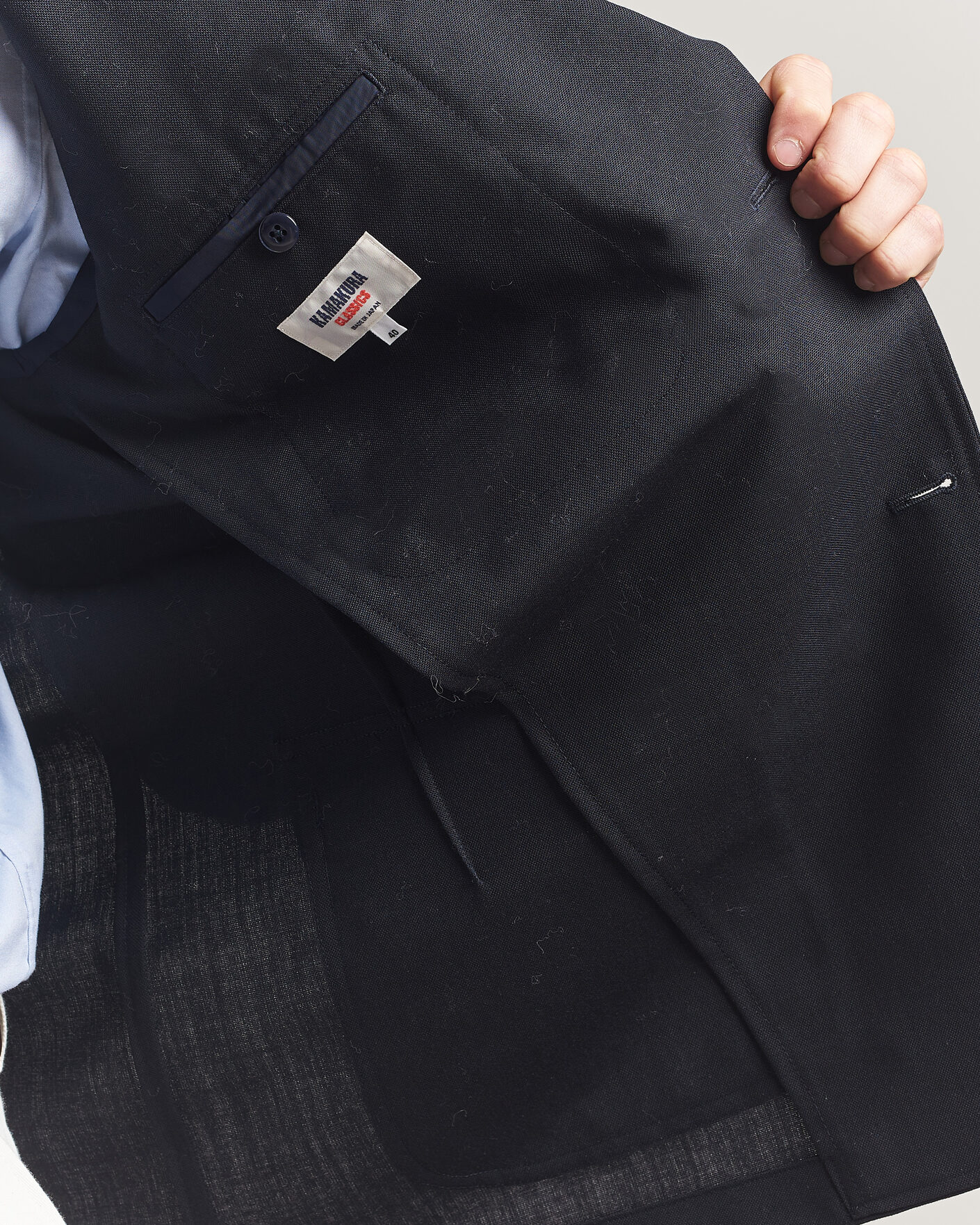 Men | Blazers | Kamakura Shirts | Unstructured Ivy Blazer Navy