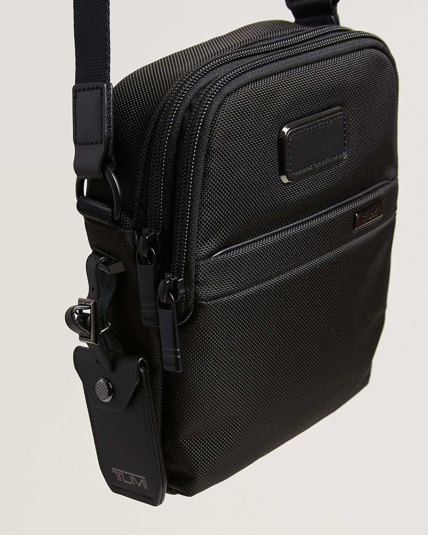 TUMI Alpha 4 Small Crossbody Bag Black at CareOfCarl.com