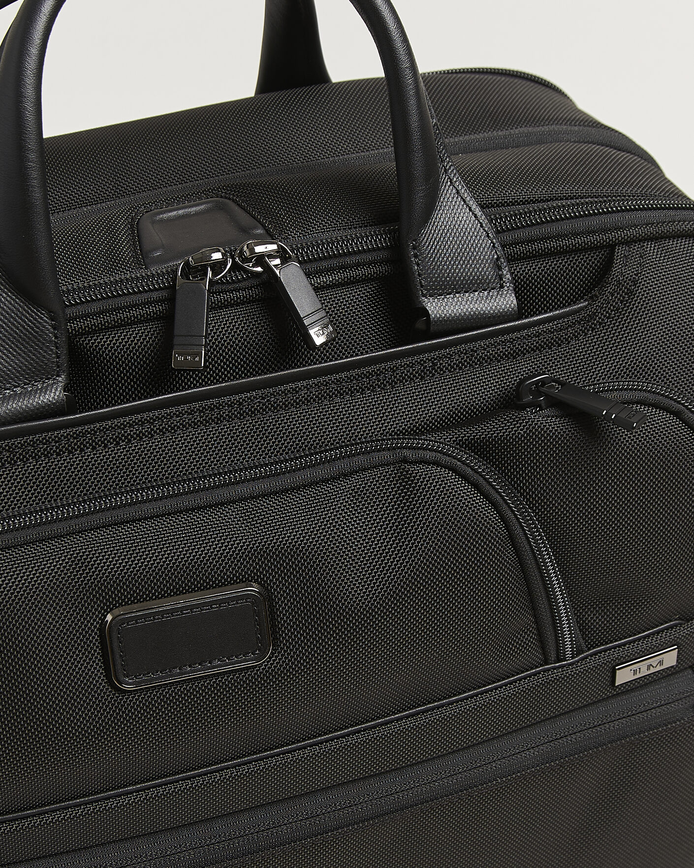 TUMI Alpha 4 Expandable Medium Briefcase Black at CareOfCarl.com