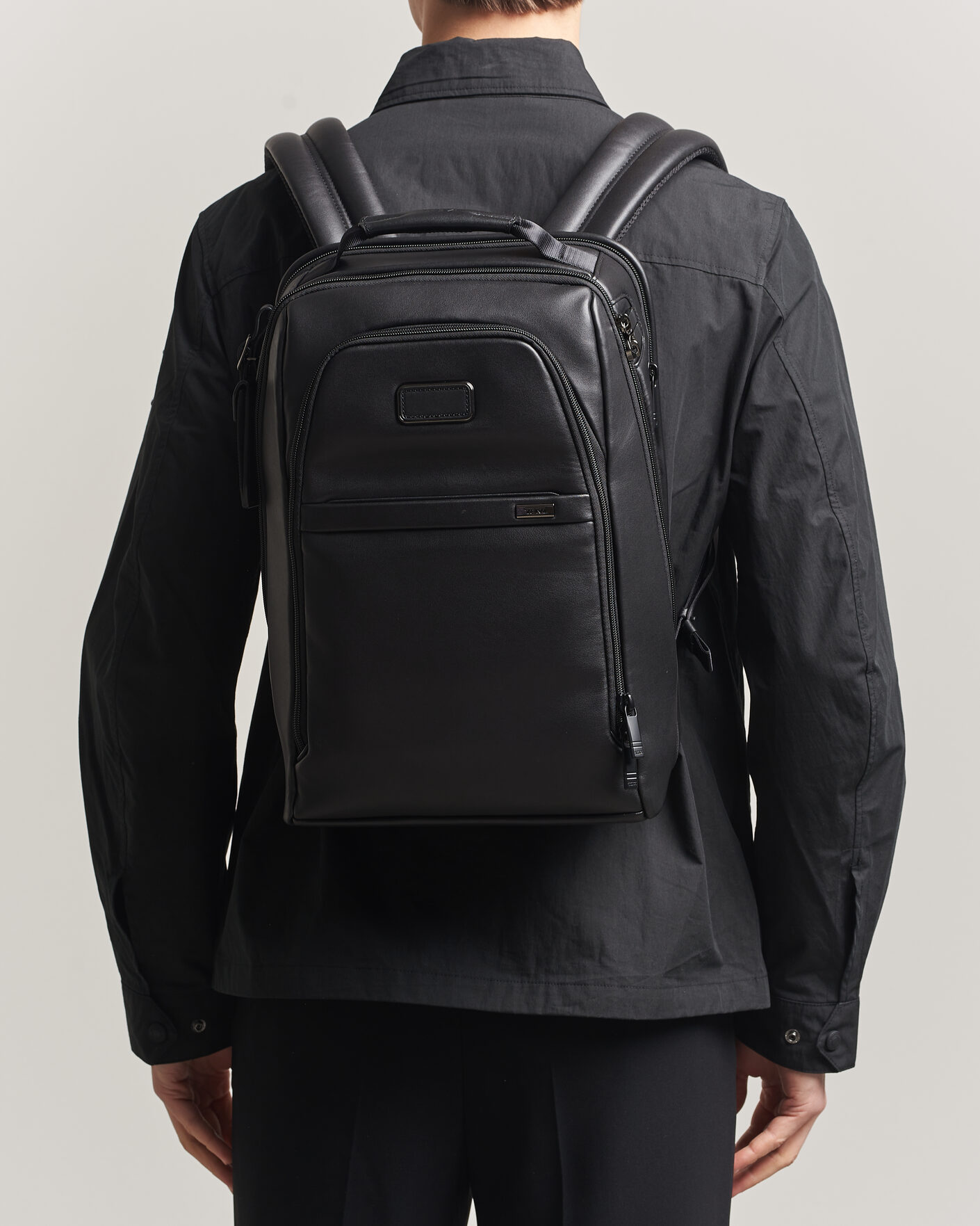 Men | Bags | TUMI | Alpha 4 Expandable Medium Backpack Black