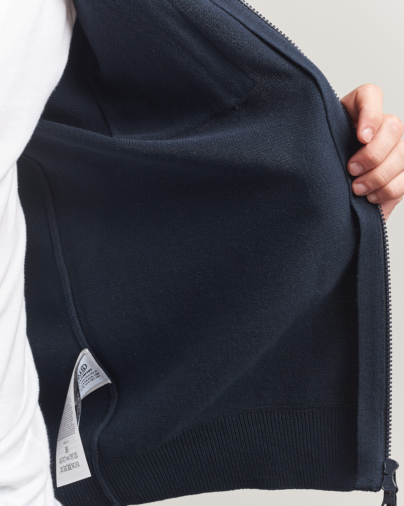 Men | Coats & Jackets | Parajumpers | Bargany Rescue Knitted Hybrid Jacket Ink Blue