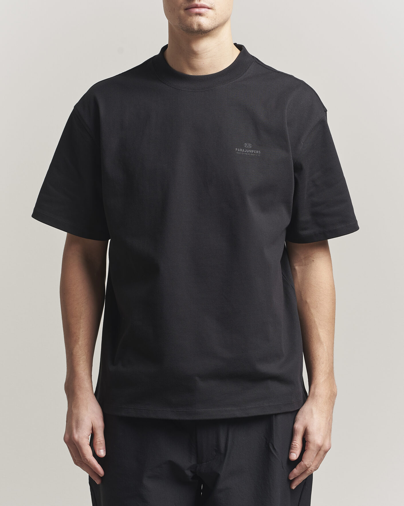 Men | T-Shirts | Parajumpers | Reg Compact Jersey T-Shirt Black