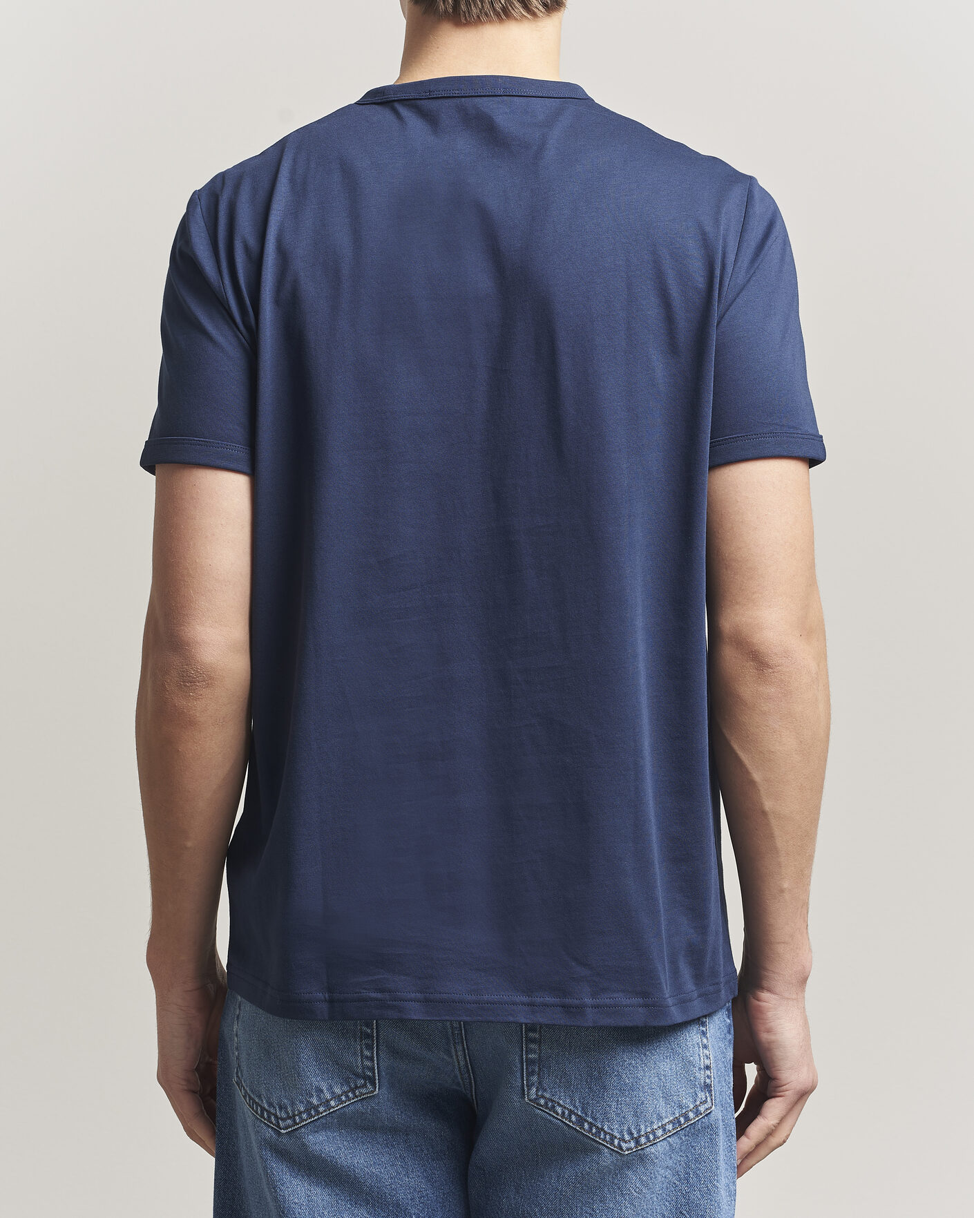 Men | T-Shirts | Fred Perry | Ringer T-Shirt Tennis Blue