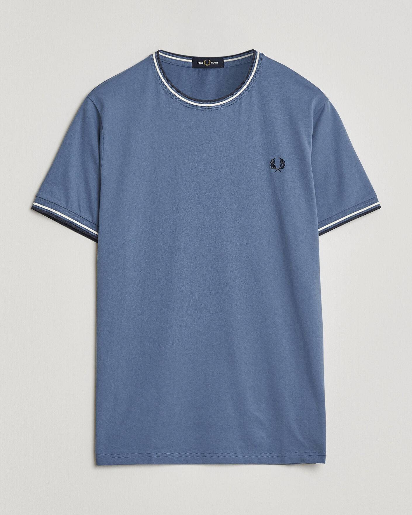 Fred Perry Twin Tipped T-Shirt Ace Blue at CareOfCarl.com