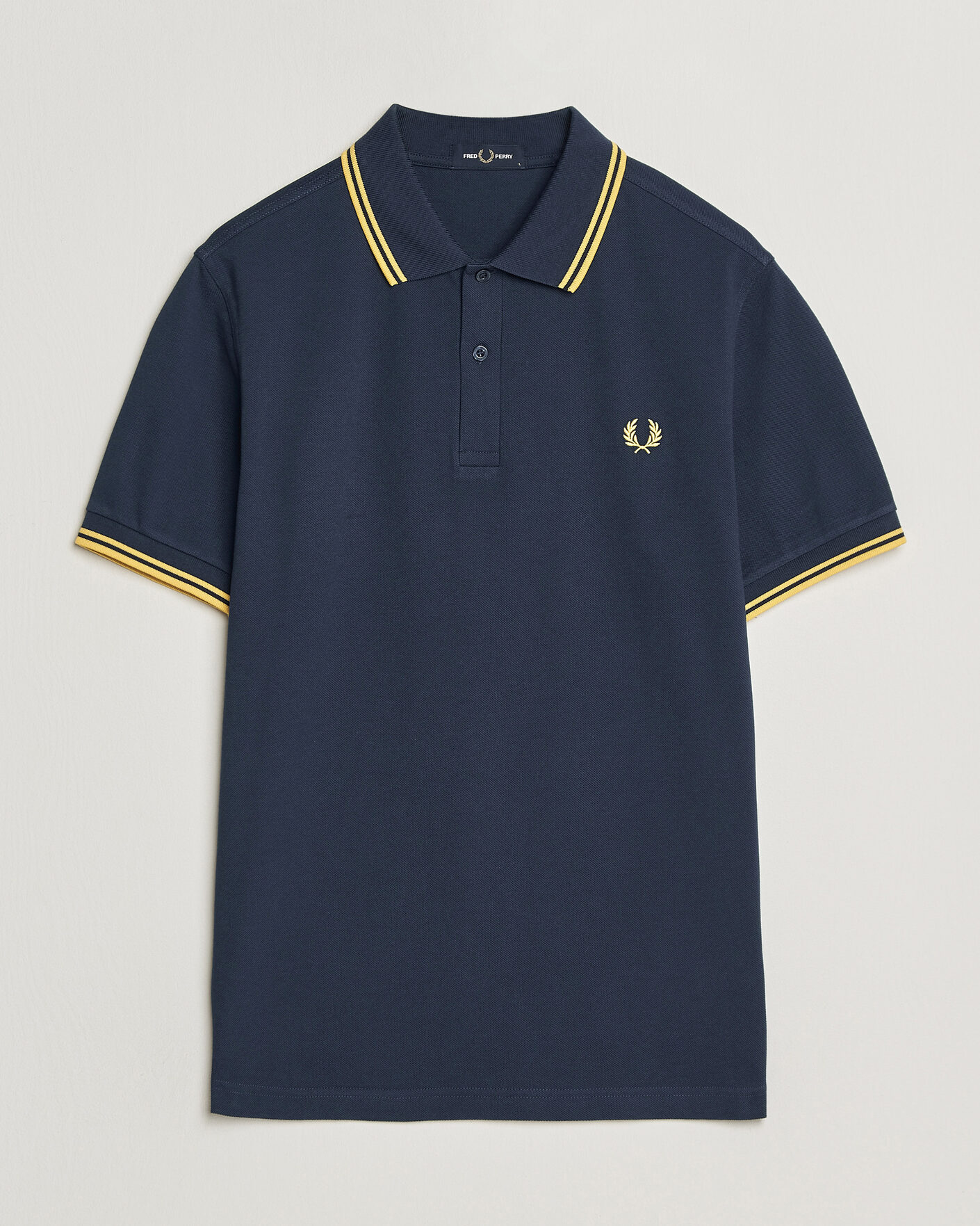 Men | Polo Shirts | Fred Perry | Twin Tipped Polo Shirt Tennis Blue