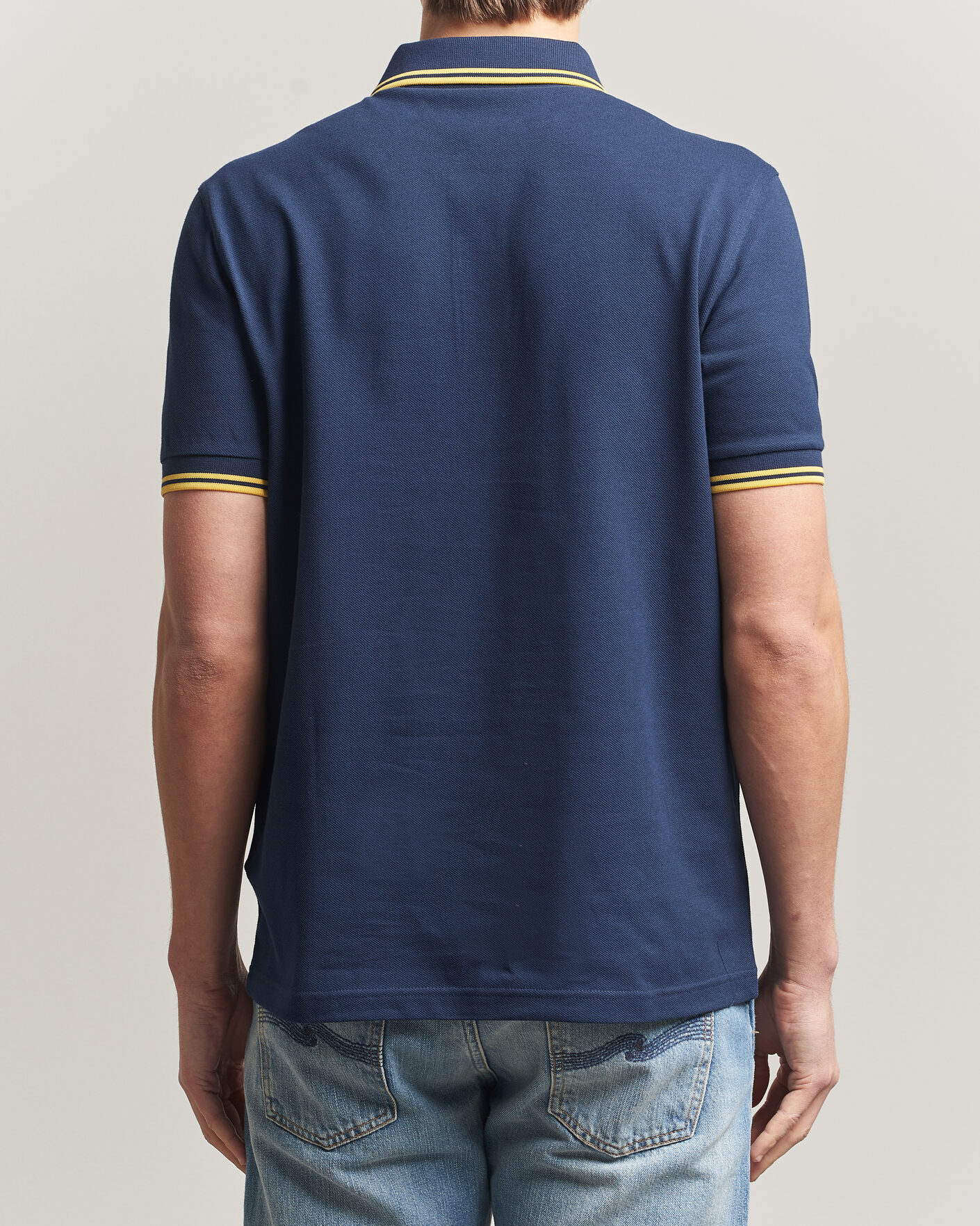 Fred Perry Twin Tipped Polo Shirt Tennis Blue at CareOfCarl.com