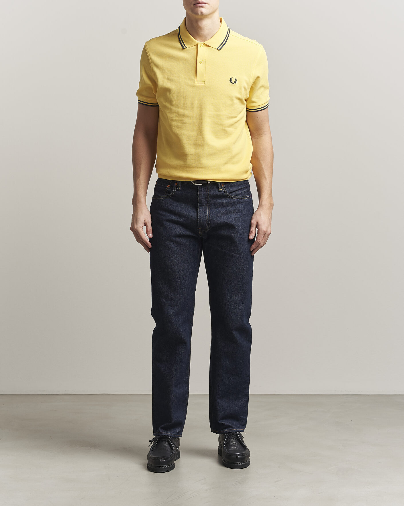 モ*ナ様 Supreme Twill Applique Polo \"Yellow Twill Appliqué Polo - fall/winter 2025 - Supreme