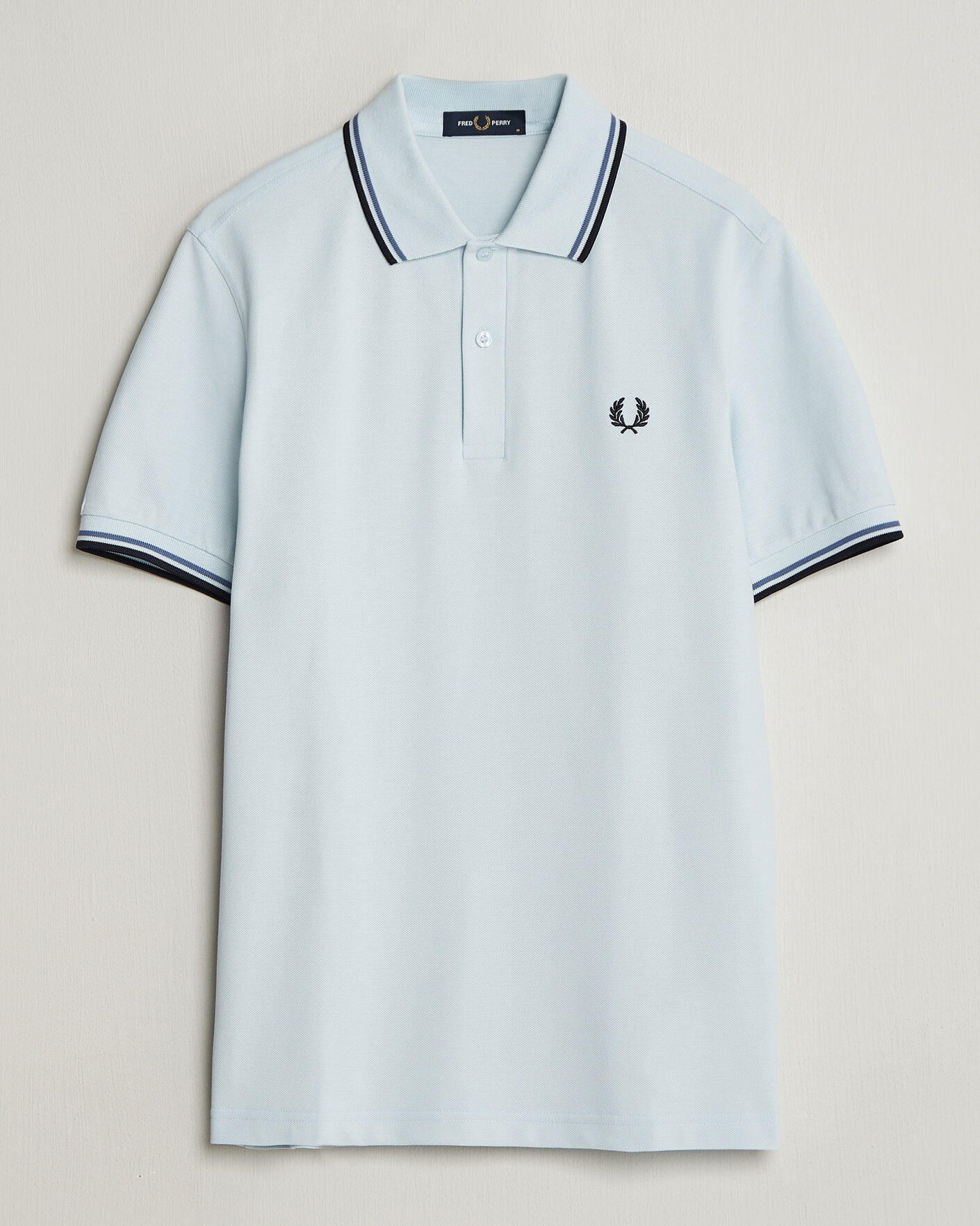 Men | Polo Shirts | Fred Perry | Twin Tipped Polo Shirt Light Ice