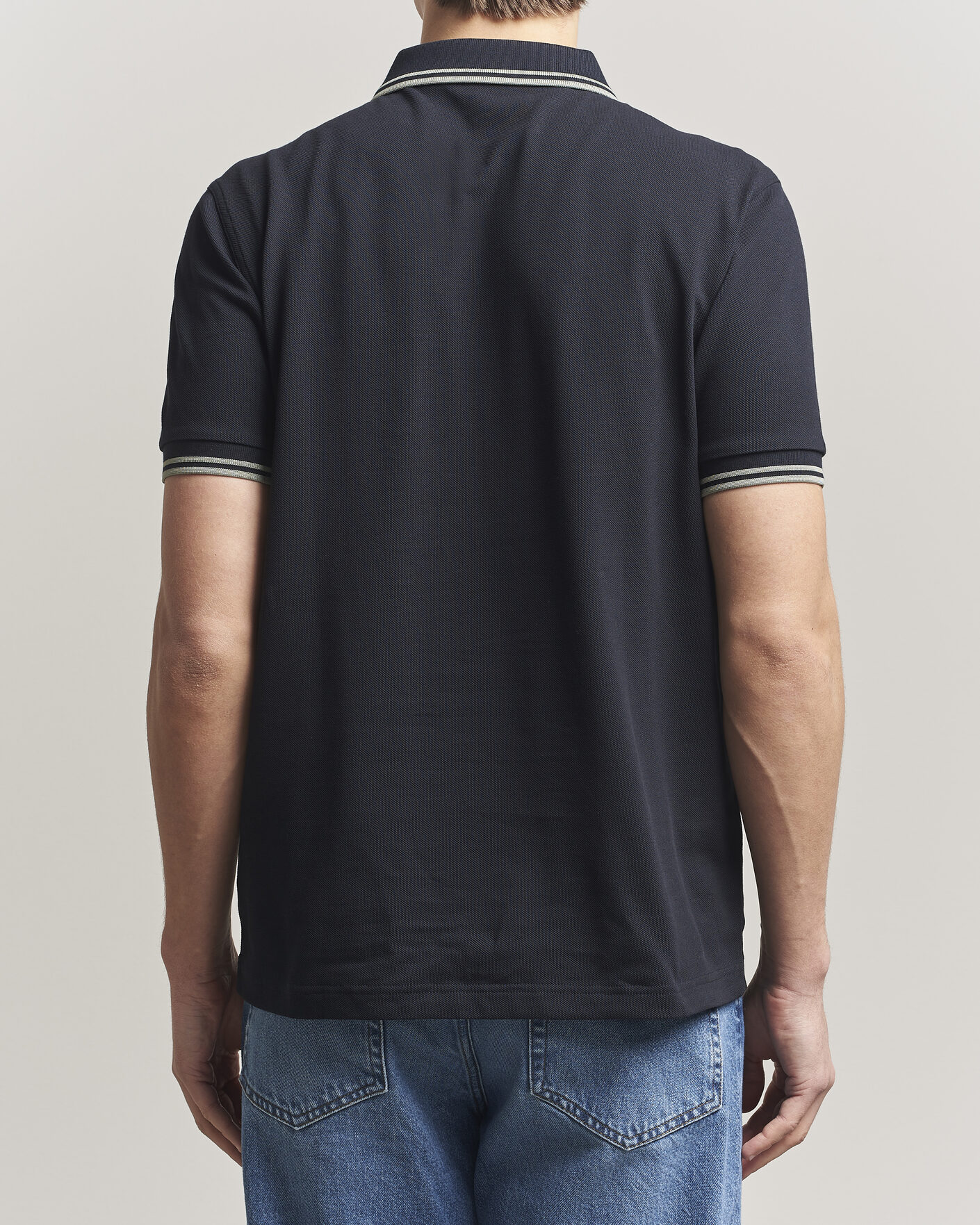Men | Polo Shirts | Fred Perry | Twin Tipped Polo Shirt Navy