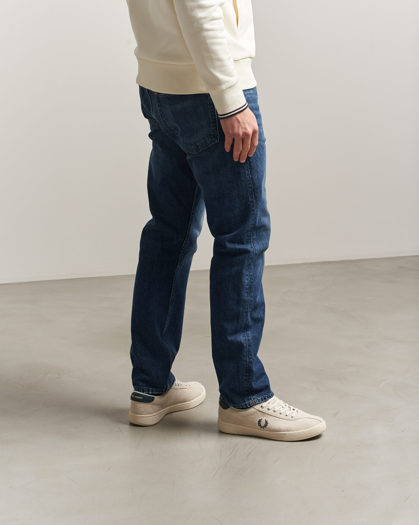 Men | Sneakers | Fred Perry | Tennis Suede Sneaker Ecru