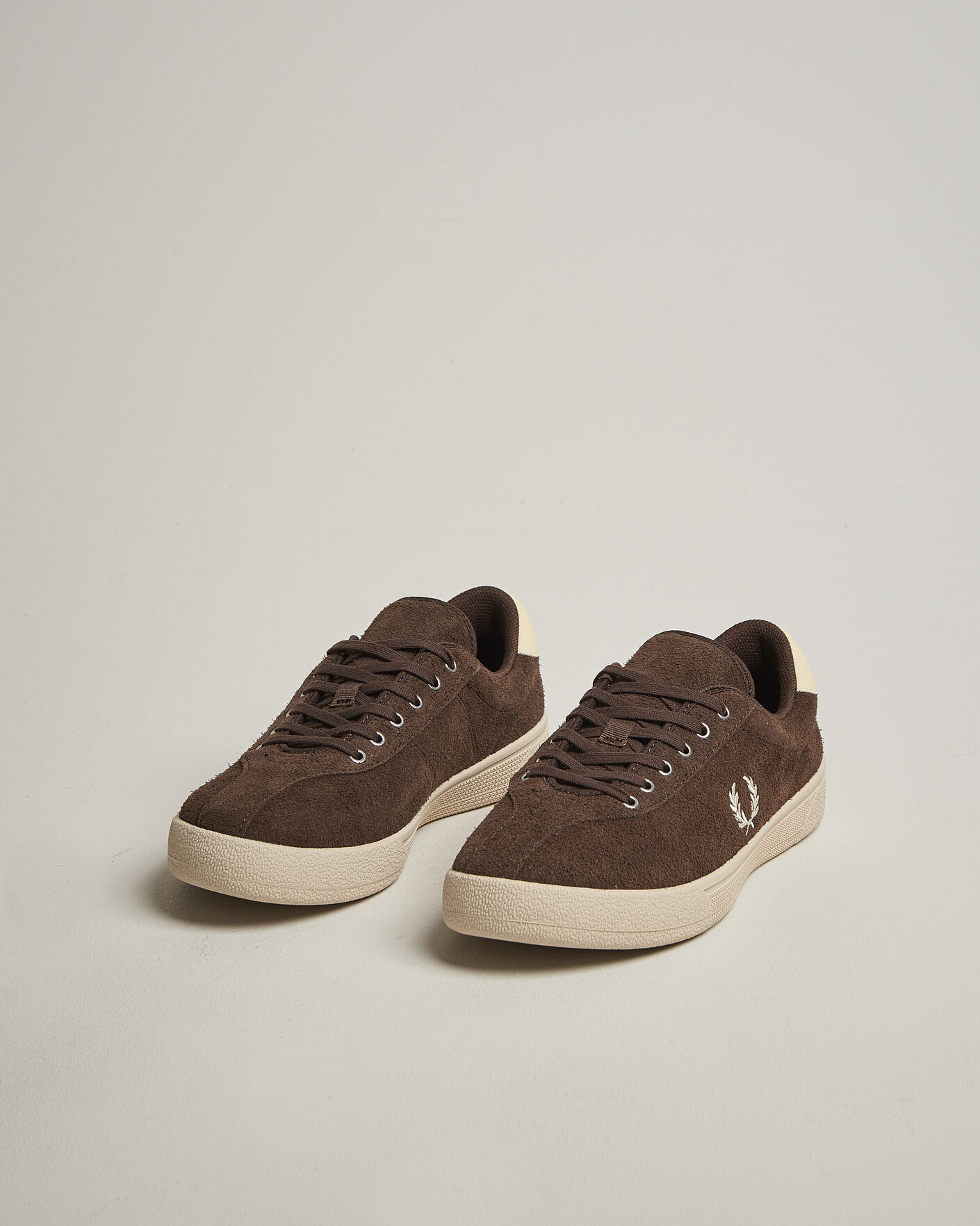 Men | Sneakers | Fred Perry | Tennis Suede Sneaker Burnt Tobacco