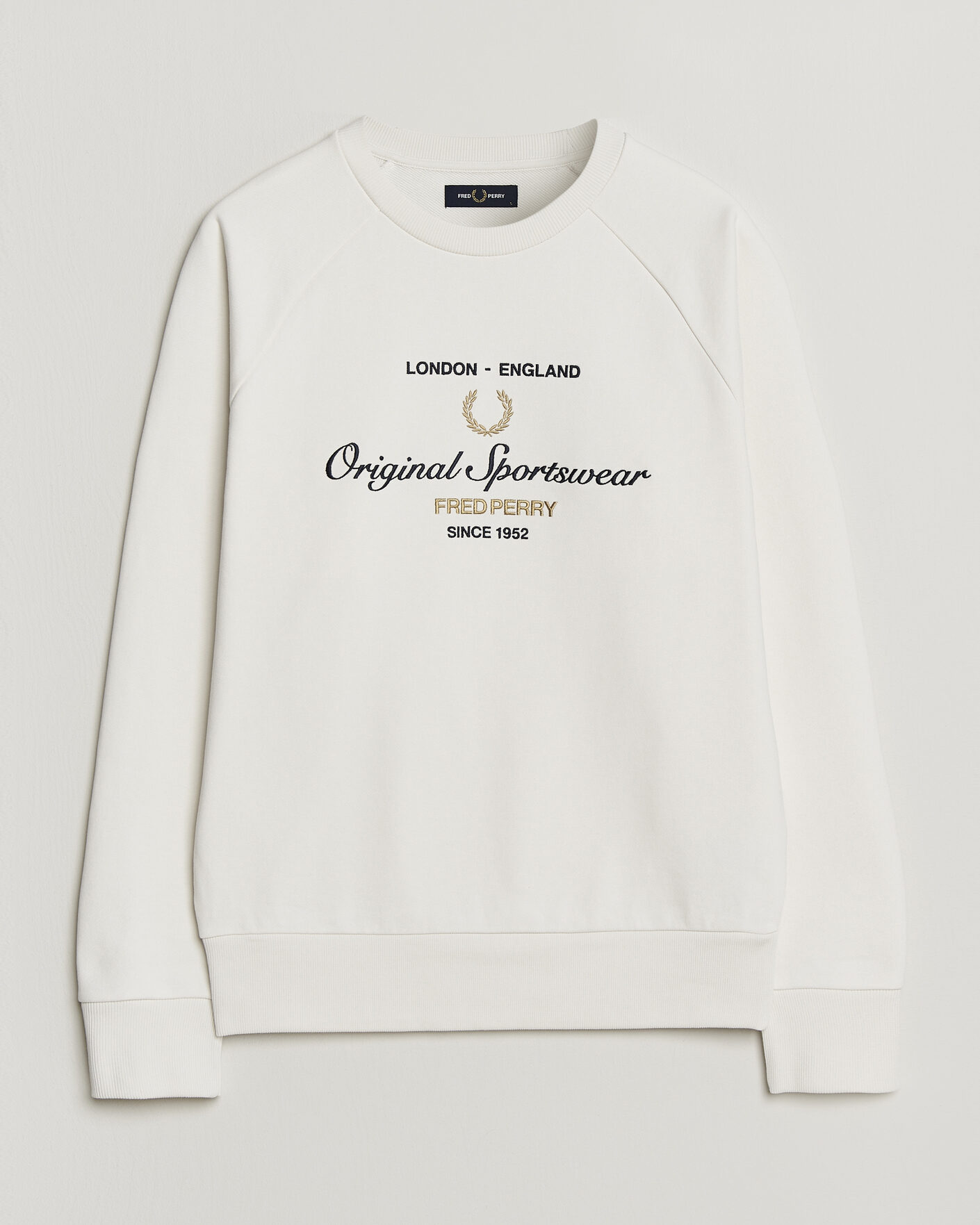 Men | Sweaters & Knitwear | Fred Perry | Original Sportswear Sweatshirt Snow White