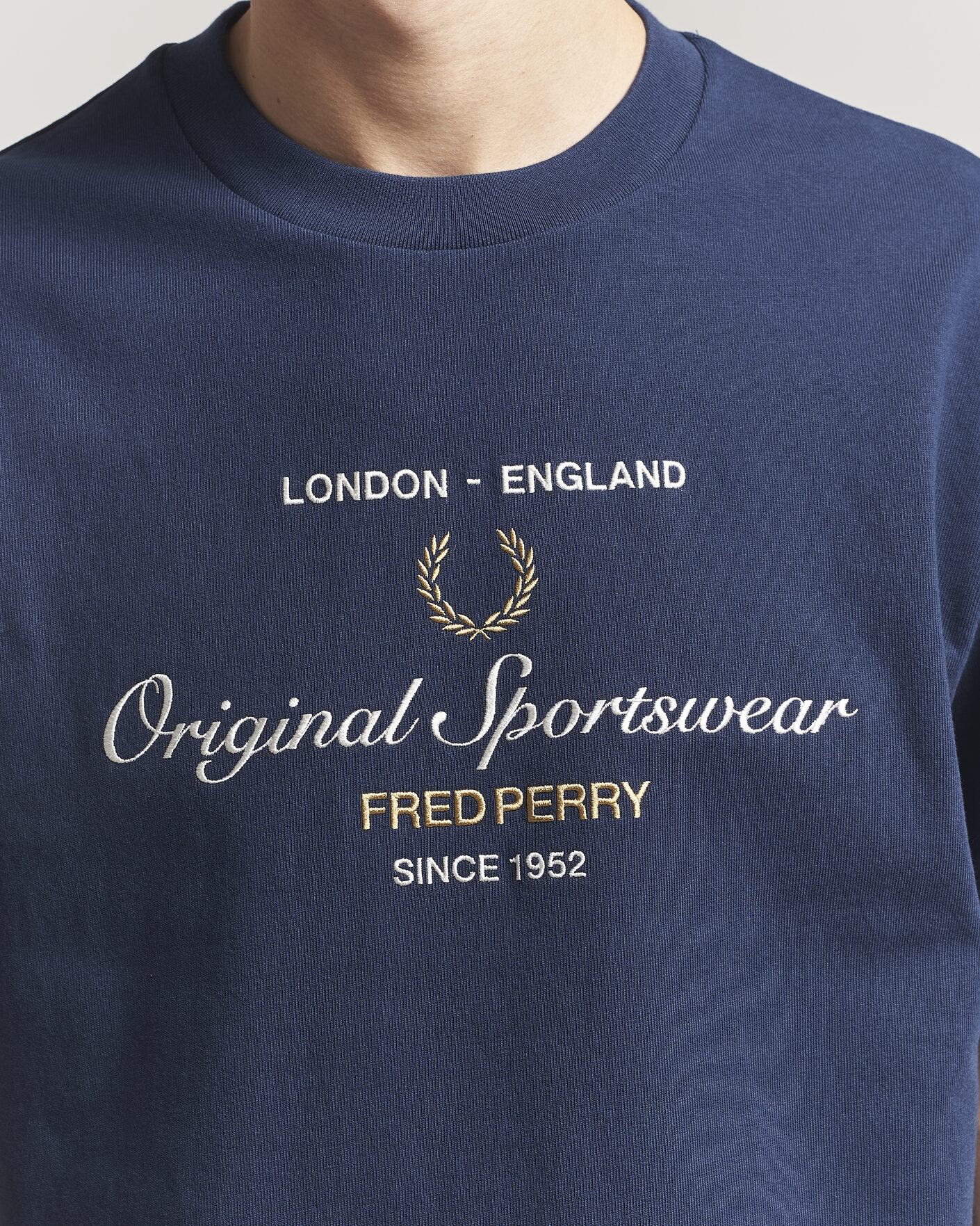 Men | T-Shirts | Fred Perry | Original Sportswear T-Shirt Tennis Blue