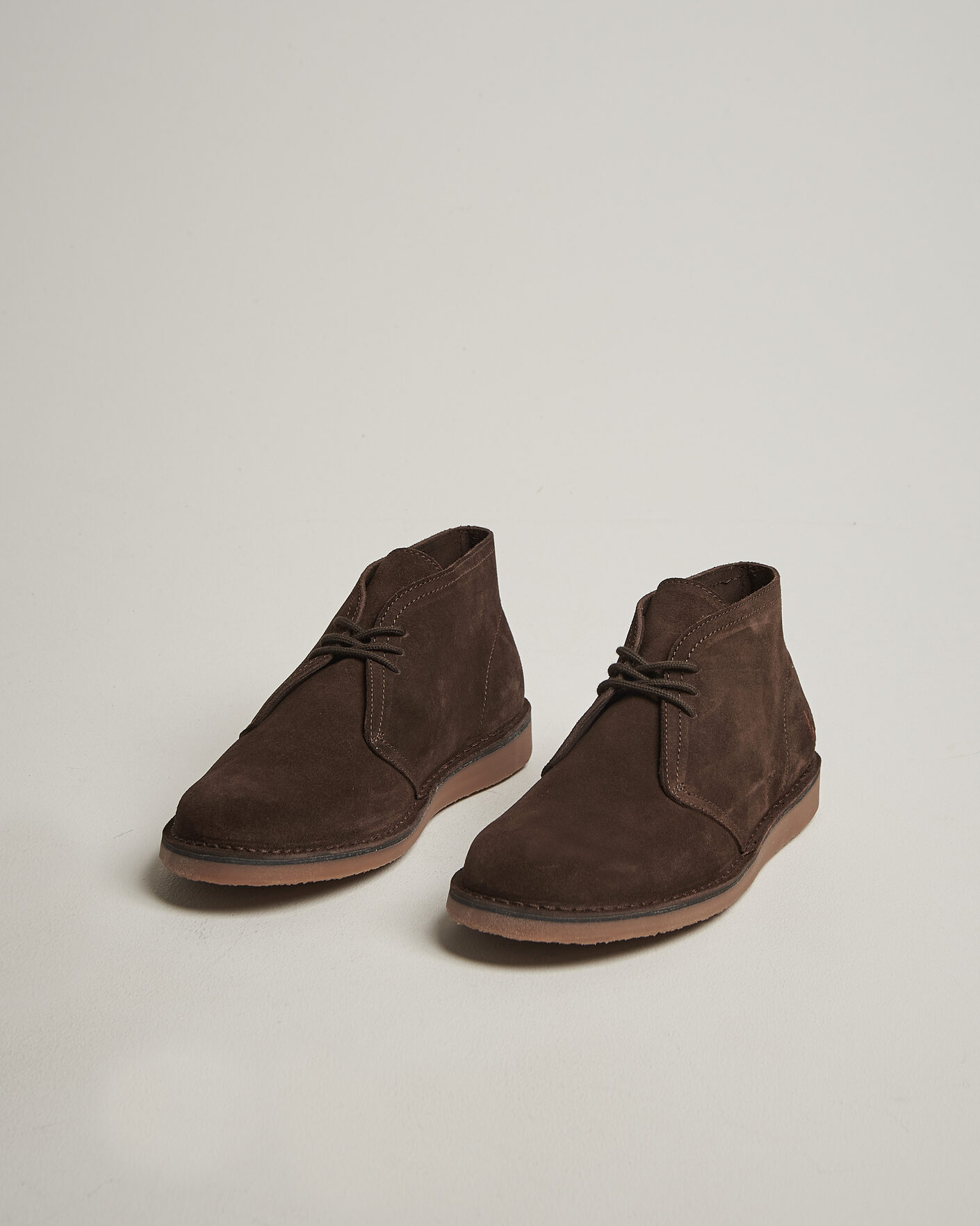 Men | Boots | Fred Perry | Hawley Suede Chukka Boot Burnt Tobacco
