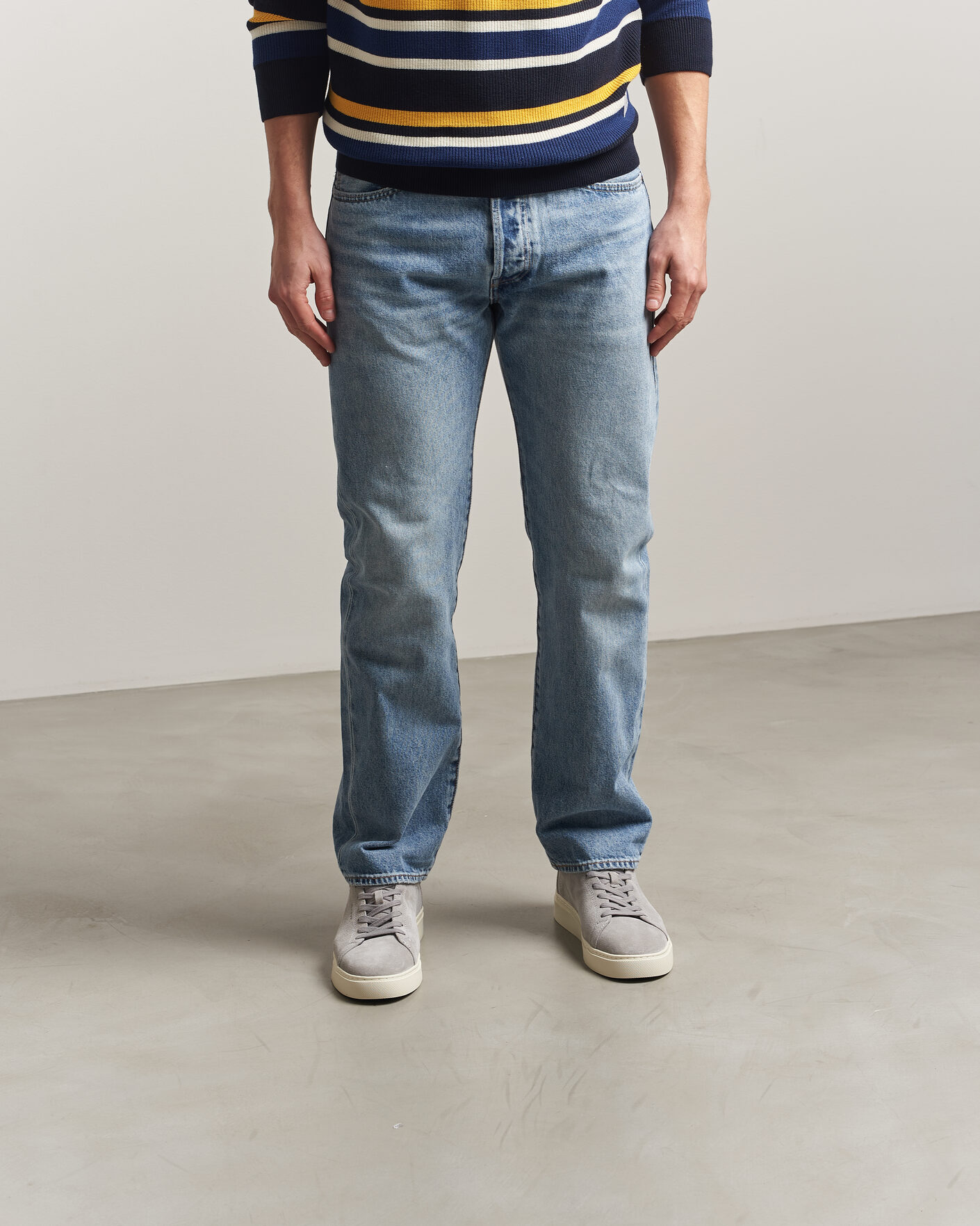 Men | Sneakers | Gant | Mc Julien Suede Sneaker Light Grey