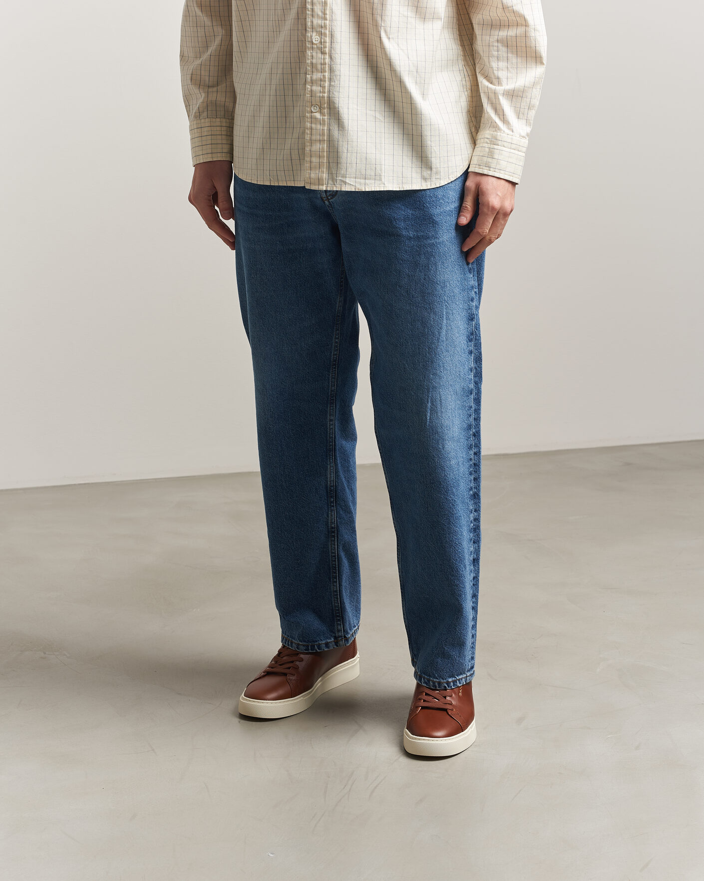 GANT Mc Julien Leather Sneaker Dark Tan at CareOfCarl.com