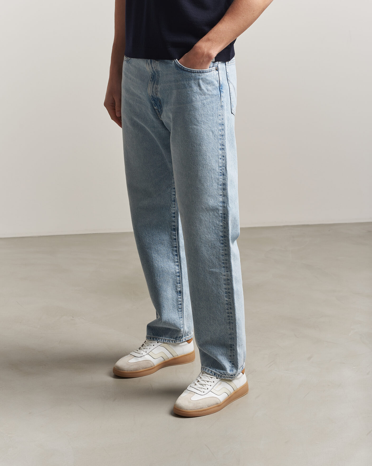Men | Sneakers | Gant | Cuzmo Leather/Suede Sneaker White