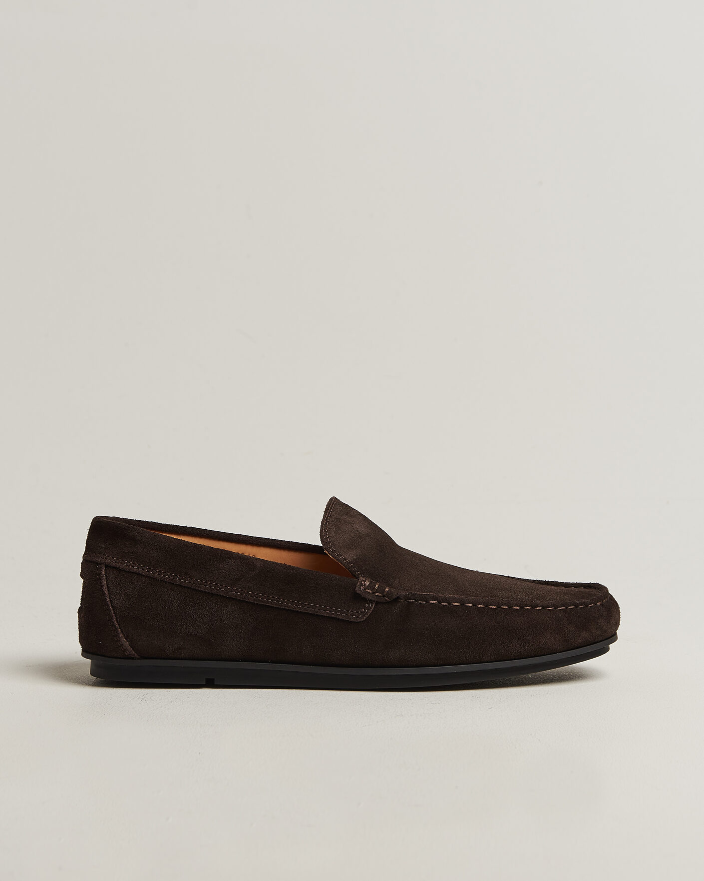Men | Moccasins | Gant | Wilmon Suede Car Shoe Dark Brown