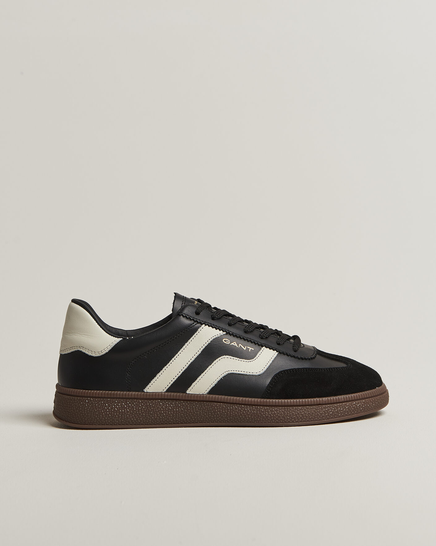 Men | Sneakers | Gant | Cuzmo Leather/Suede Sneaker Black/White