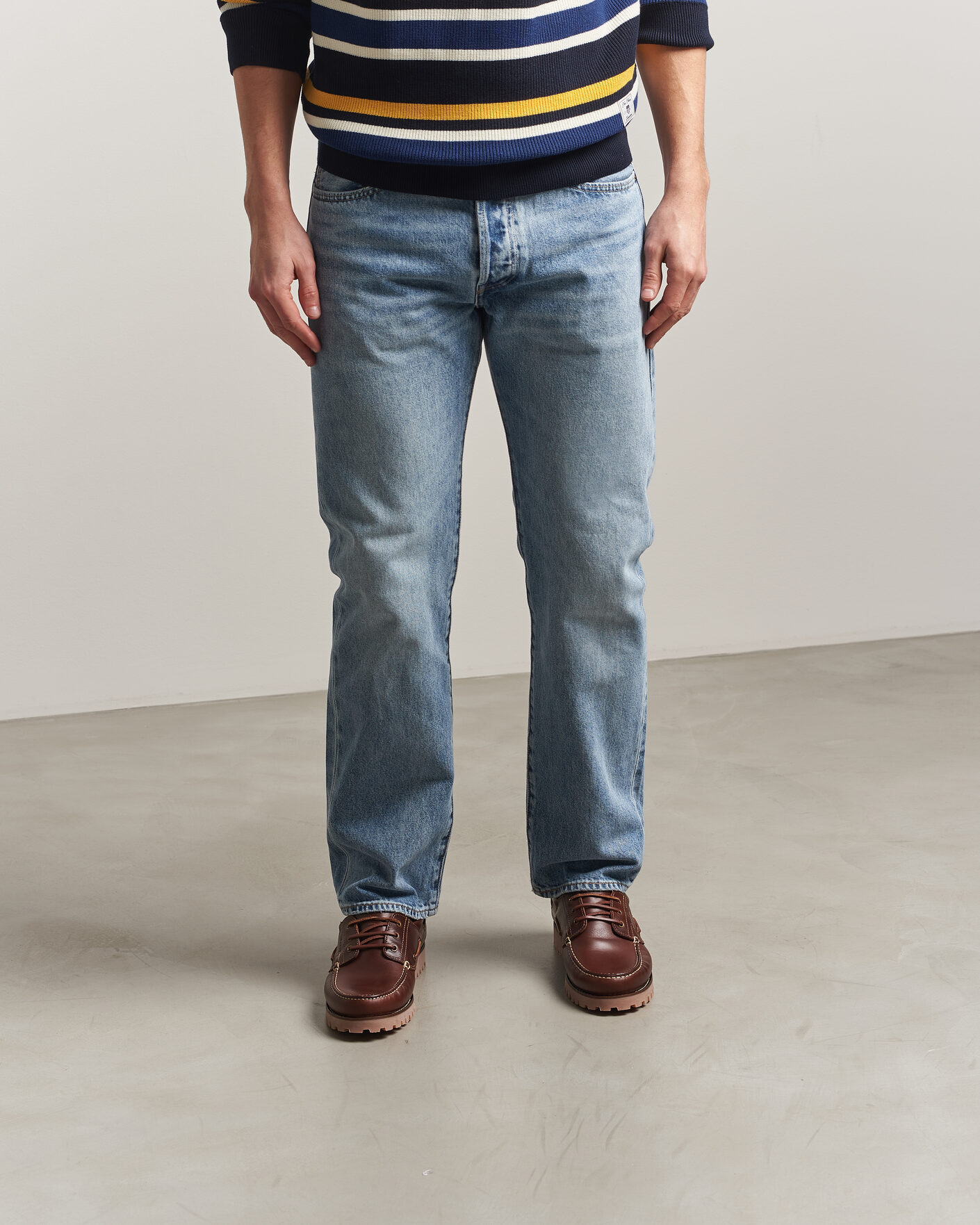Men | Boat Shoes | Gant | Tratton Leather Boat Shoe Brown