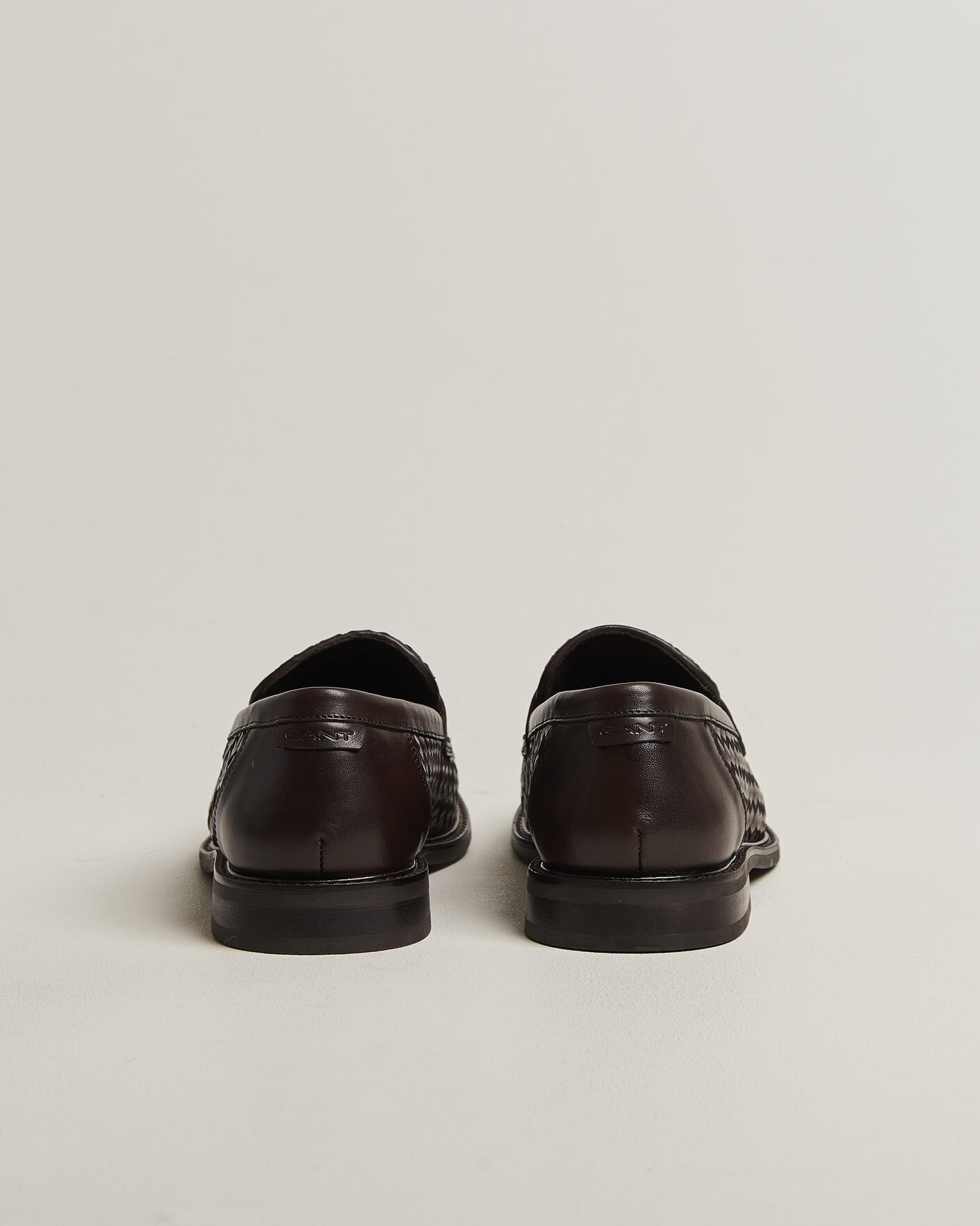 Men | Loafers | Gant | Lozham Braided Leather Loafer Dark Brown