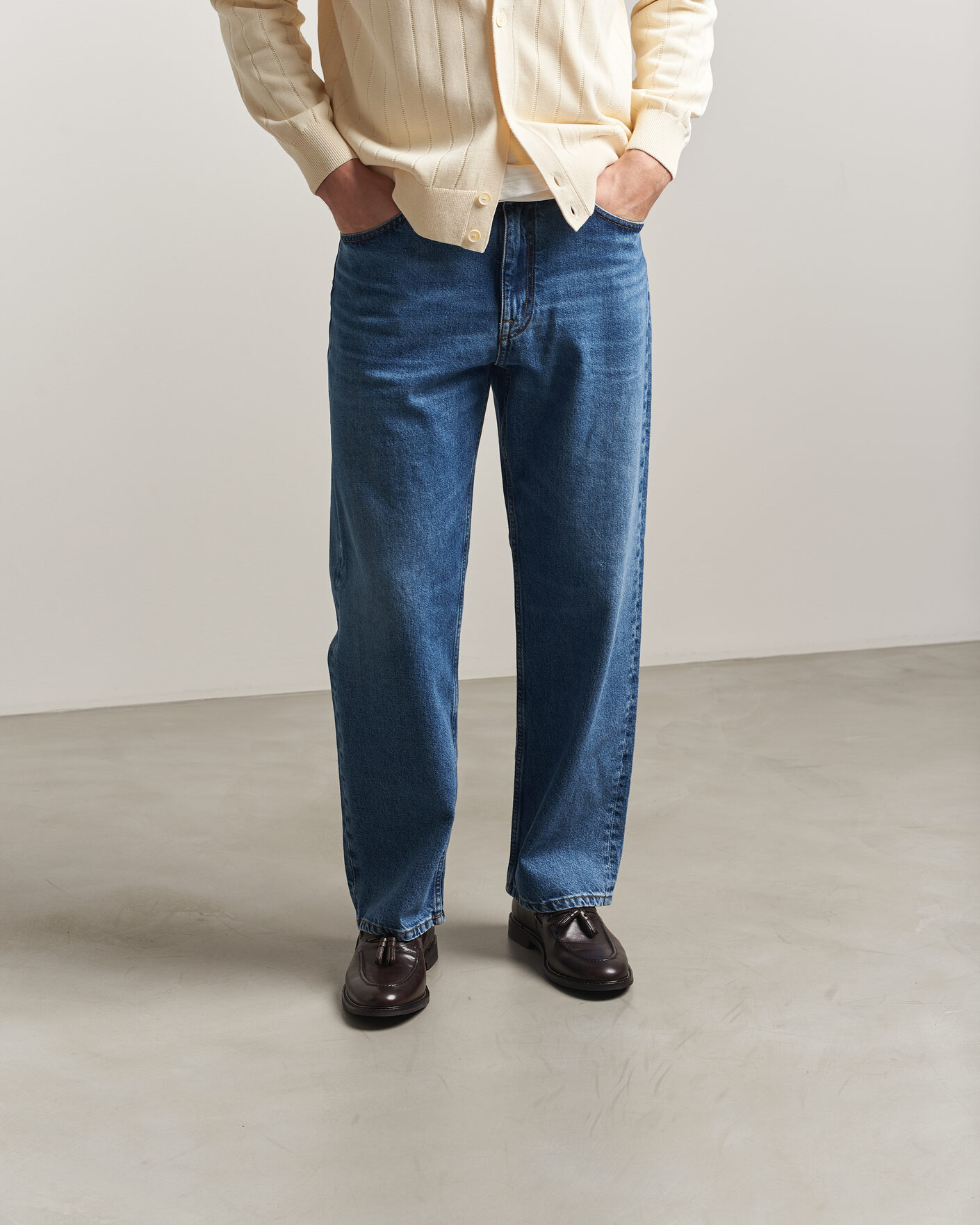 Men | Loafers | GANT | Lozham Leather Tassle Loafer Dark Brown