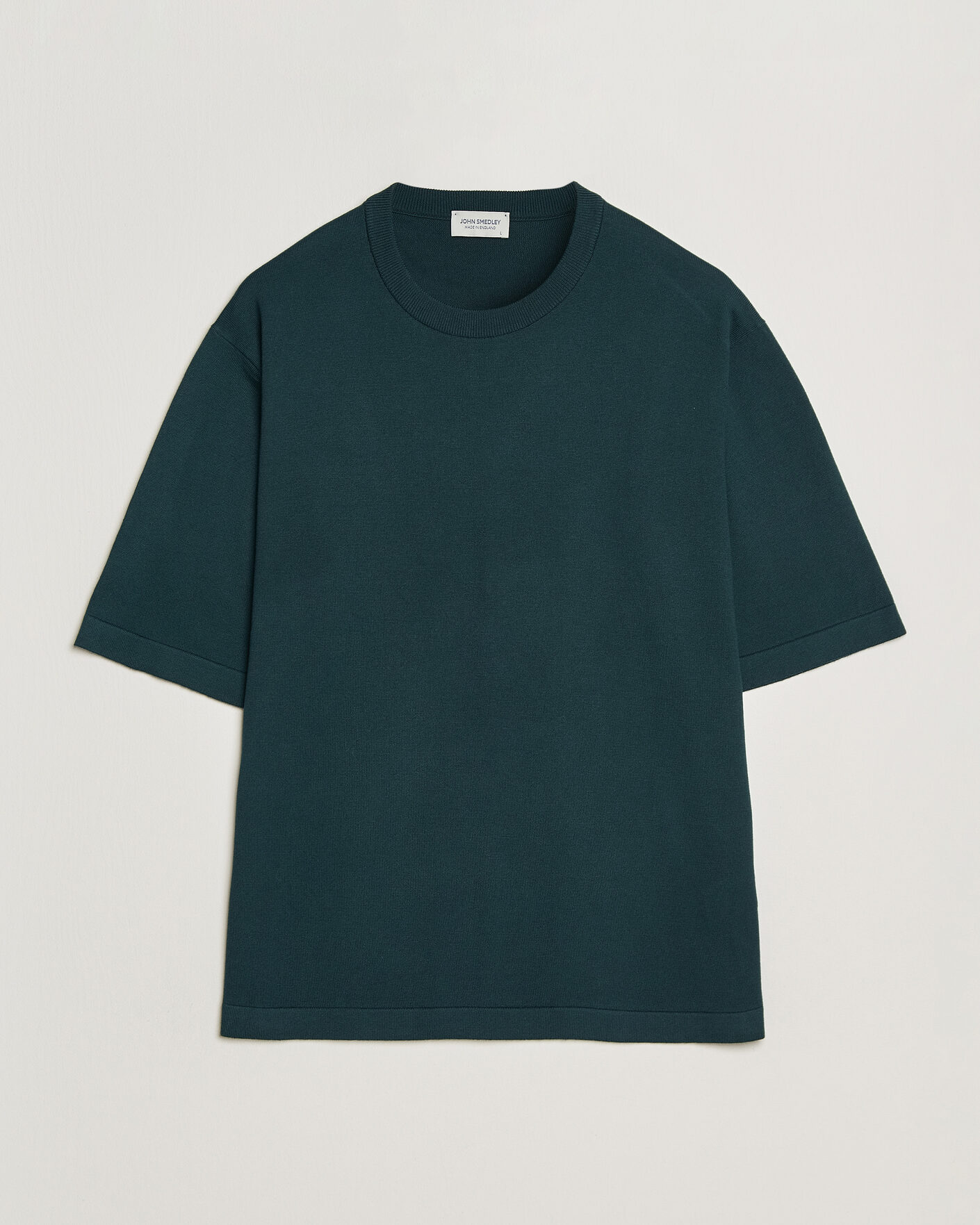 Men | T-Shirts | John Smedley | Tindall Sea Island Cotton T-Shirt Rainforest