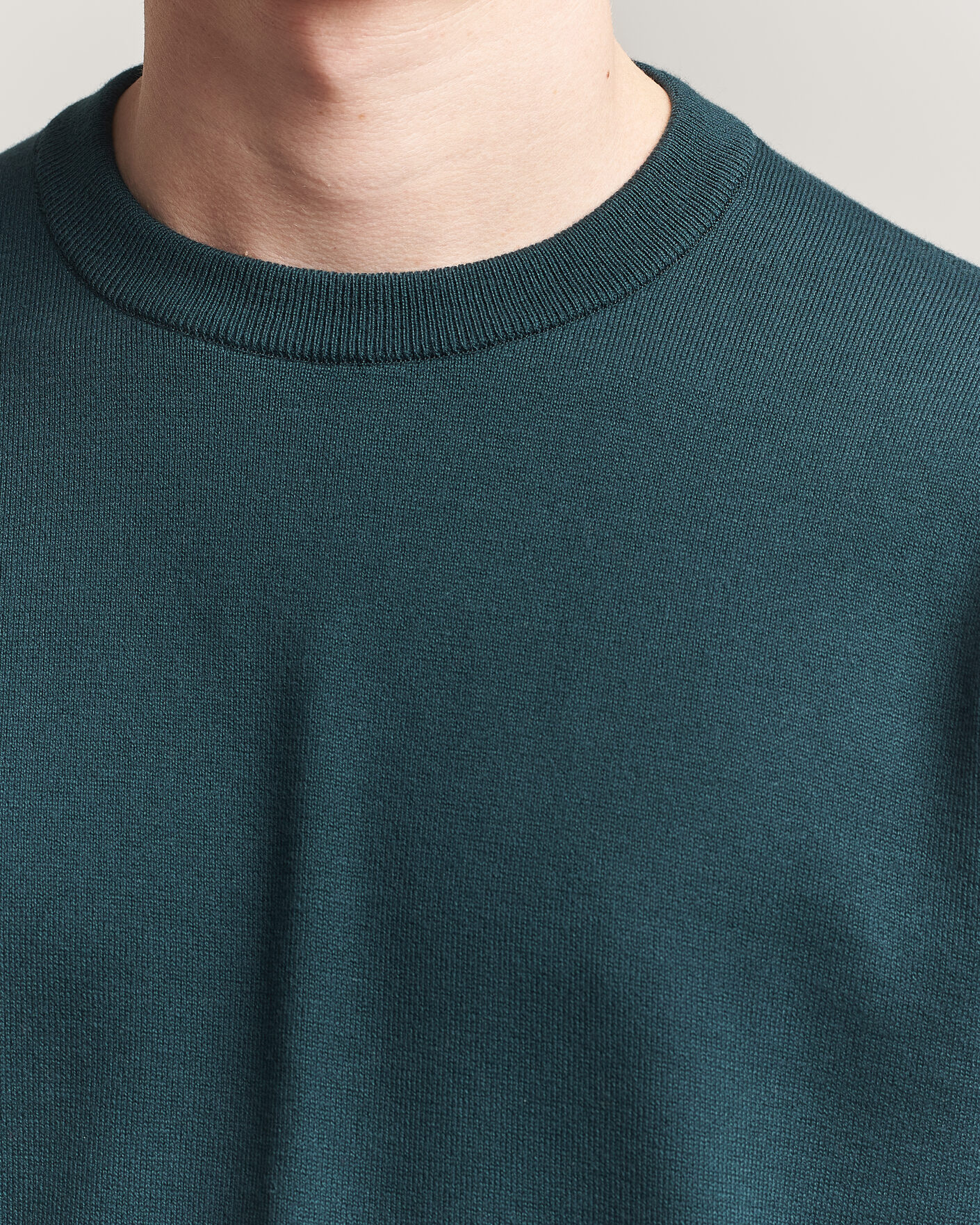 John Smedley Tindall Sea Island Cotton T-Shirt Rainforest at