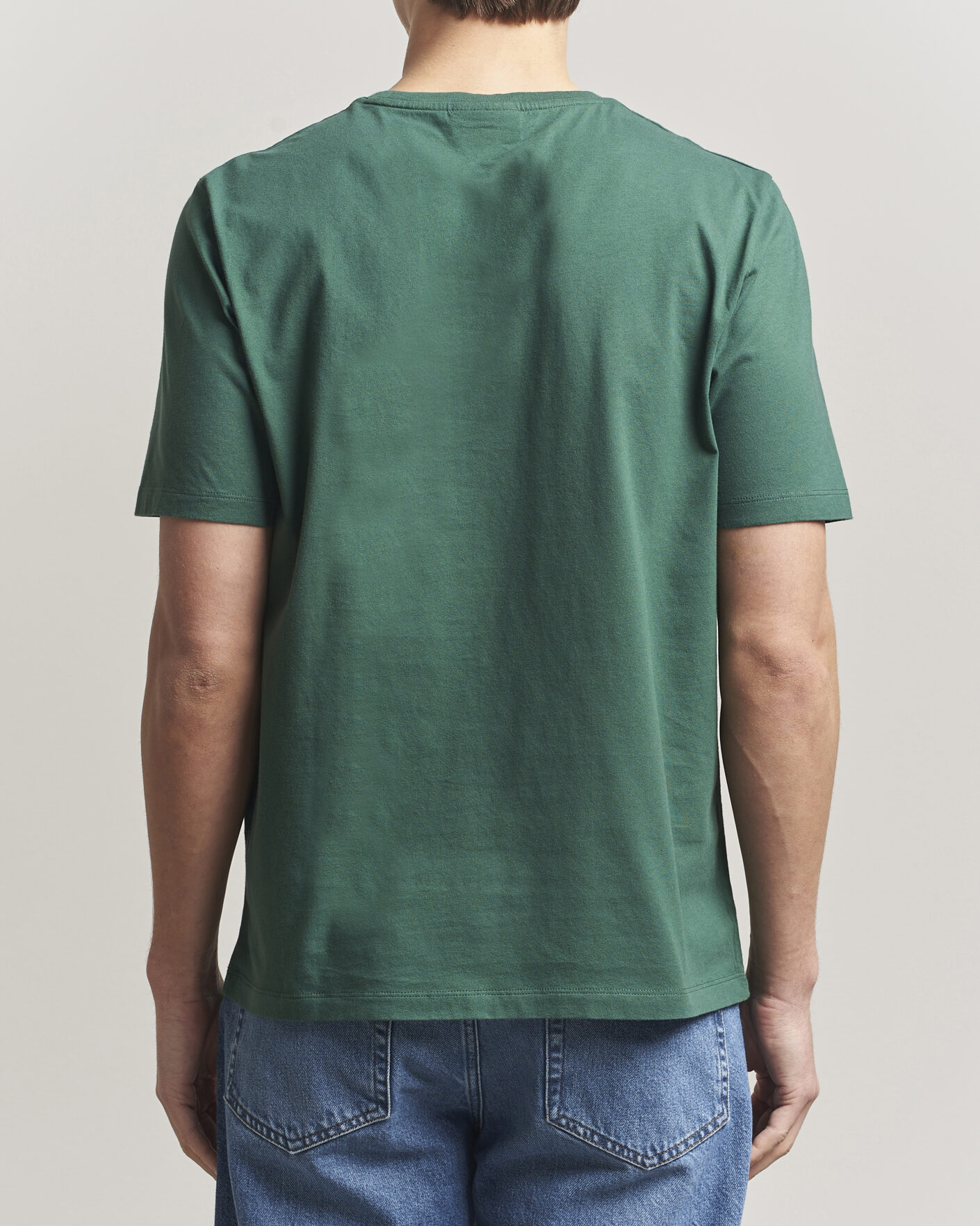 Men | T-Shirts | Maison Kitsuné | Fox Head T-Shirt Bottle Green