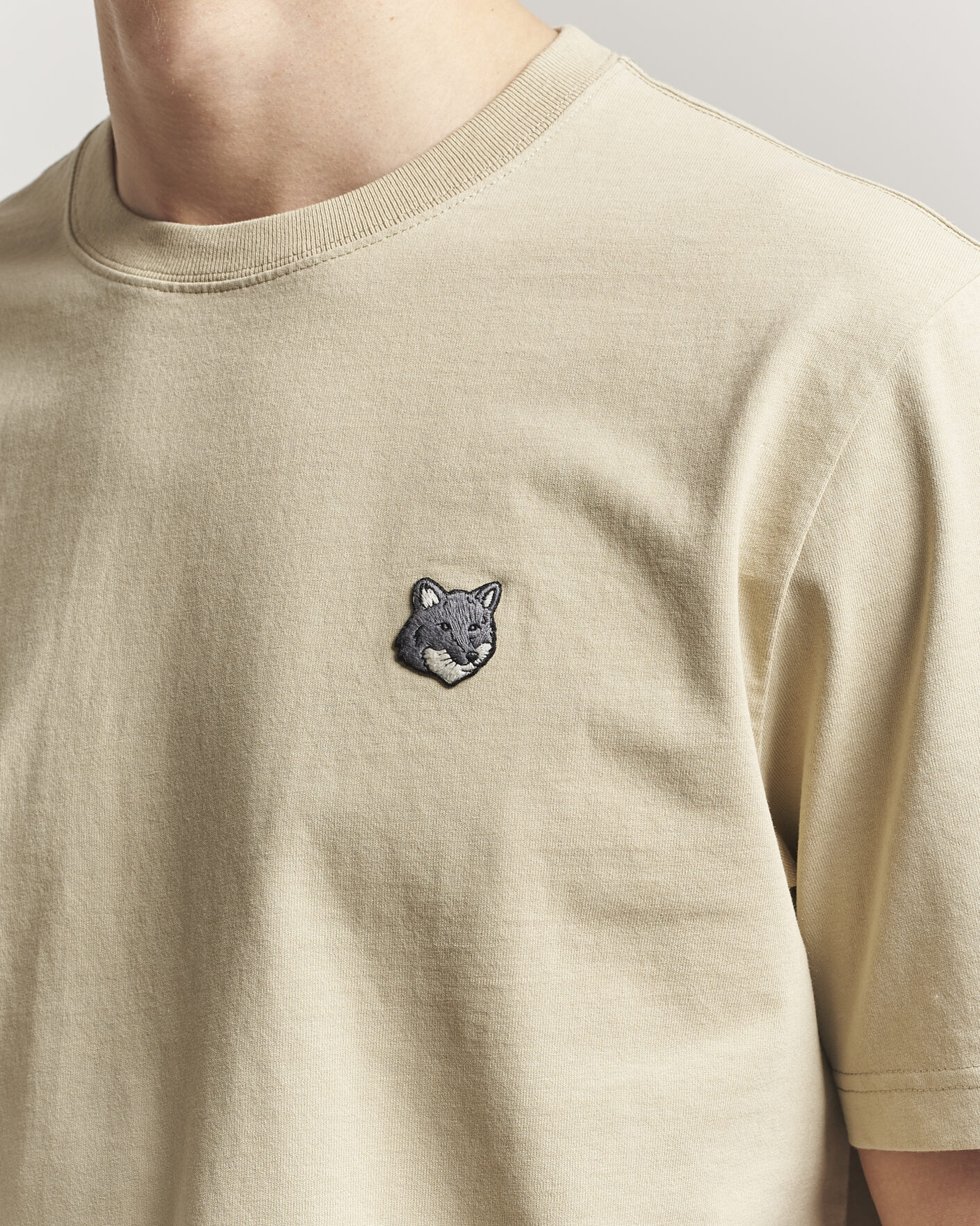 Men | T-Shirts | Maison Kitsuné | Bold Fox Head T-Shirt Tea Leaf