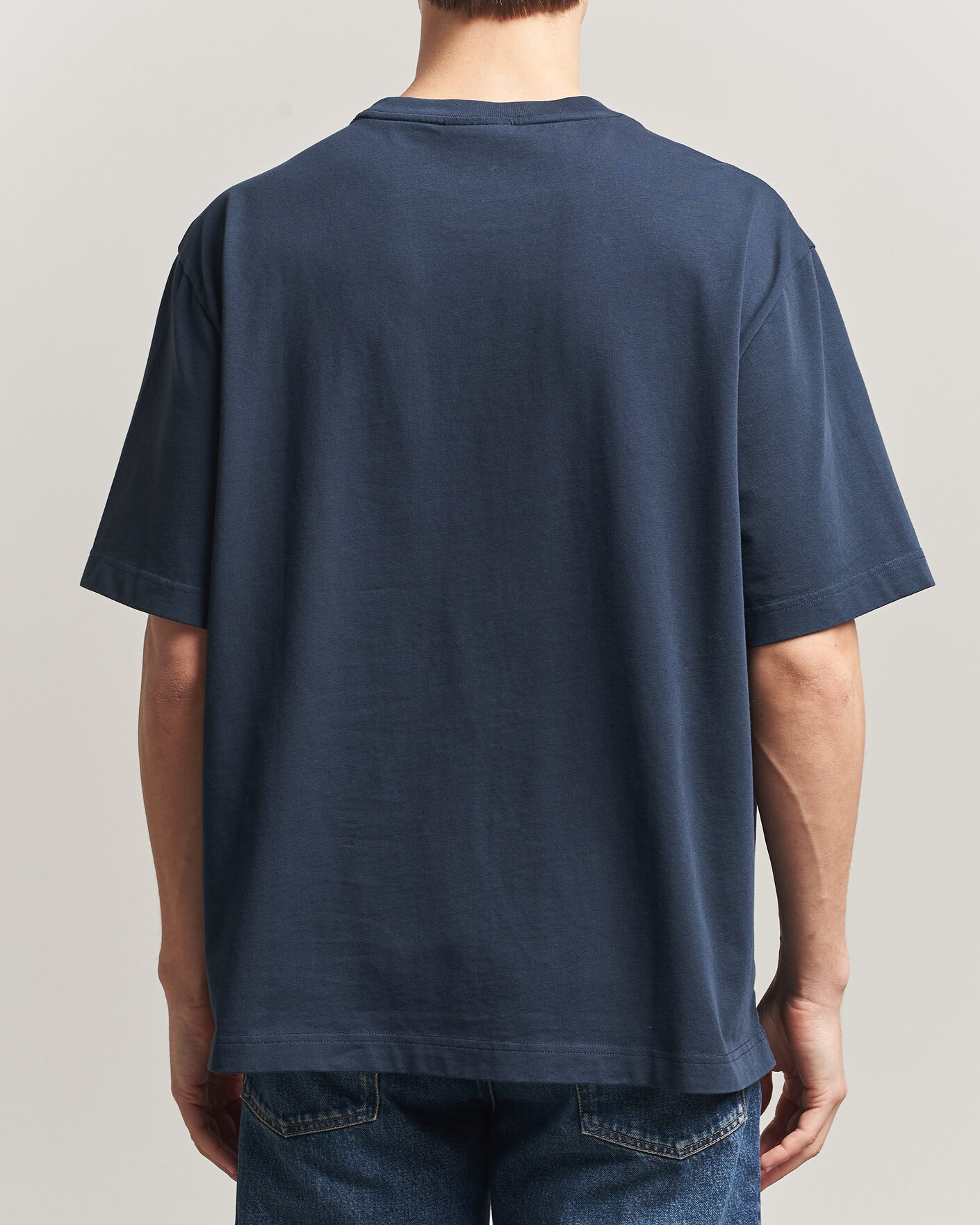 Men | T-Shirts | Maison Kitsuné | Tonal Fox Head T-Shirt Navy